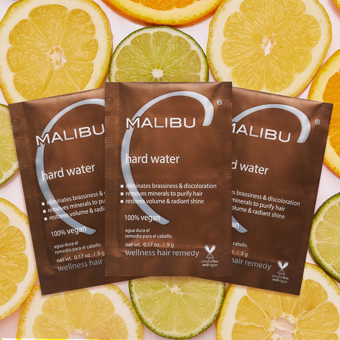 Malibu C Hard Water Wellness Hair Remedy, 3 pack