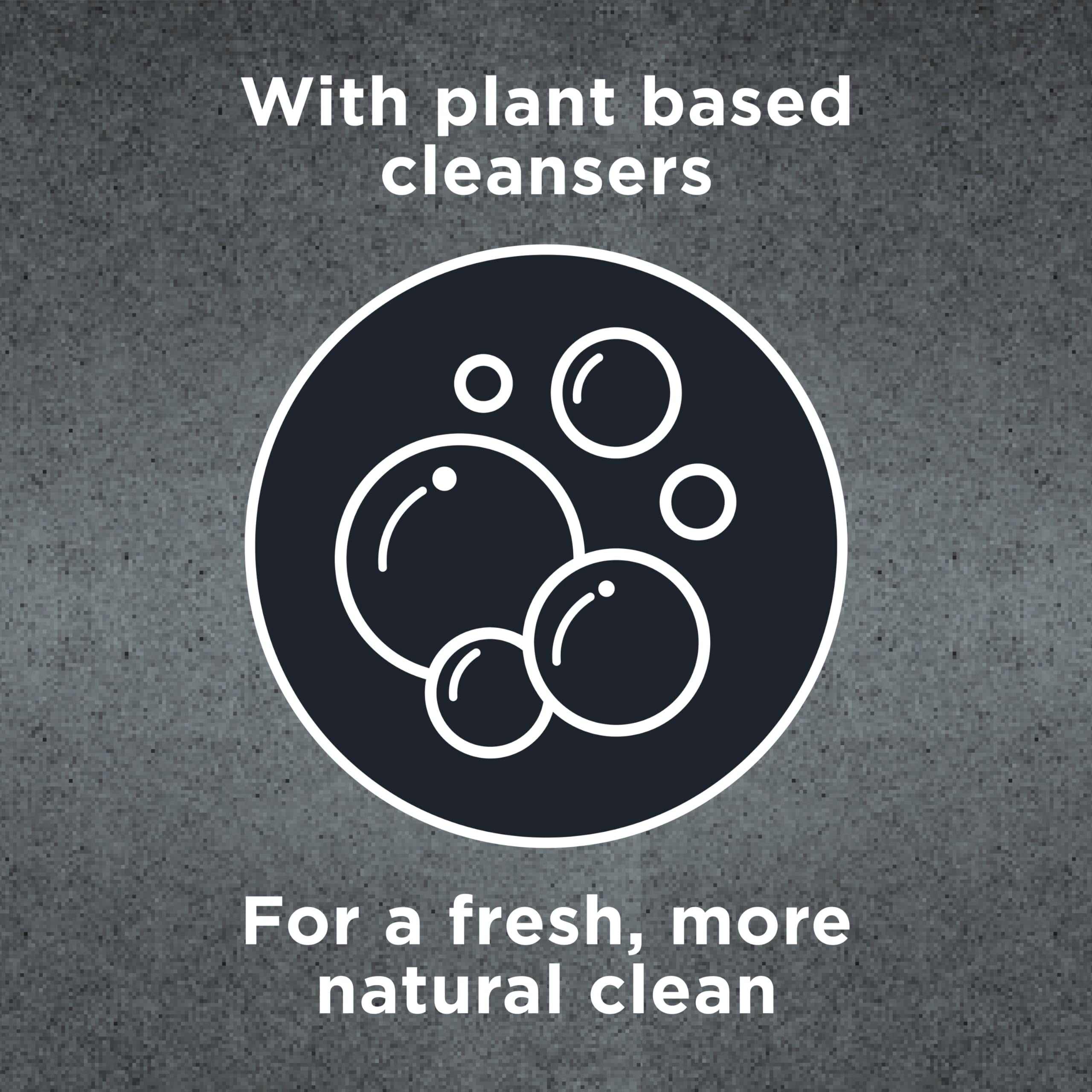 DOVE MEN+CARE DV M SH Charcoal Pump Purifying Shampoo Charcoal + Clay for Stronger, More Resilient Hair, with Plant-Based Cleansers, 31 oz