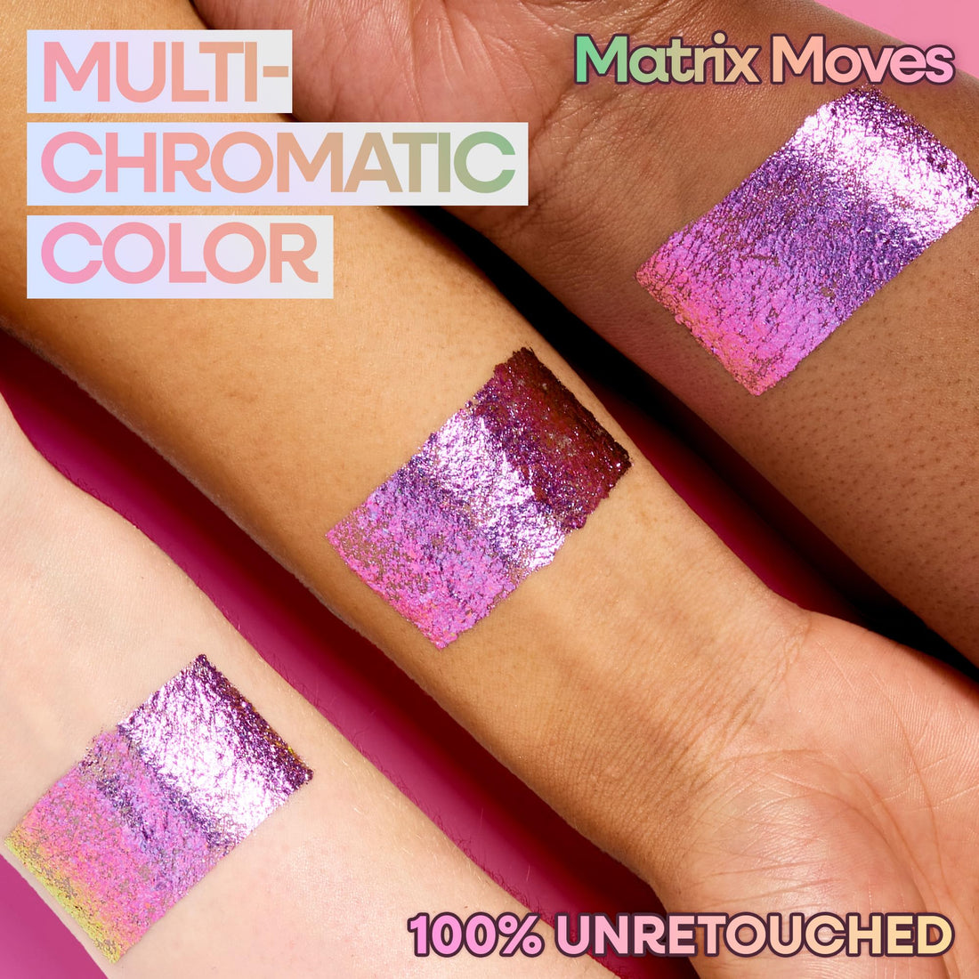 wet n wild Chameleon Chrome Eyeshadow Foil, Multi-Chromatic Light-Reflecting Pigments, Self-Adhering & High-Impact Color, Long-Lasting & Blendable Formula, Cruelty-Free & Vegan - Matrix Moves