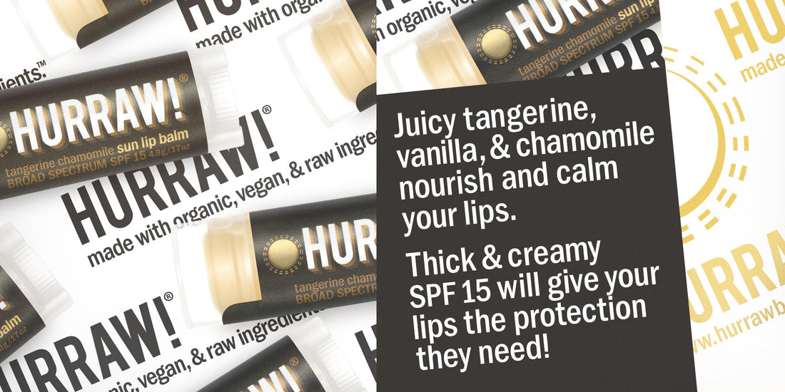 Hurraw! Lip Balms 3 Pack: Sun With Spf 15, Unscented, Moon
