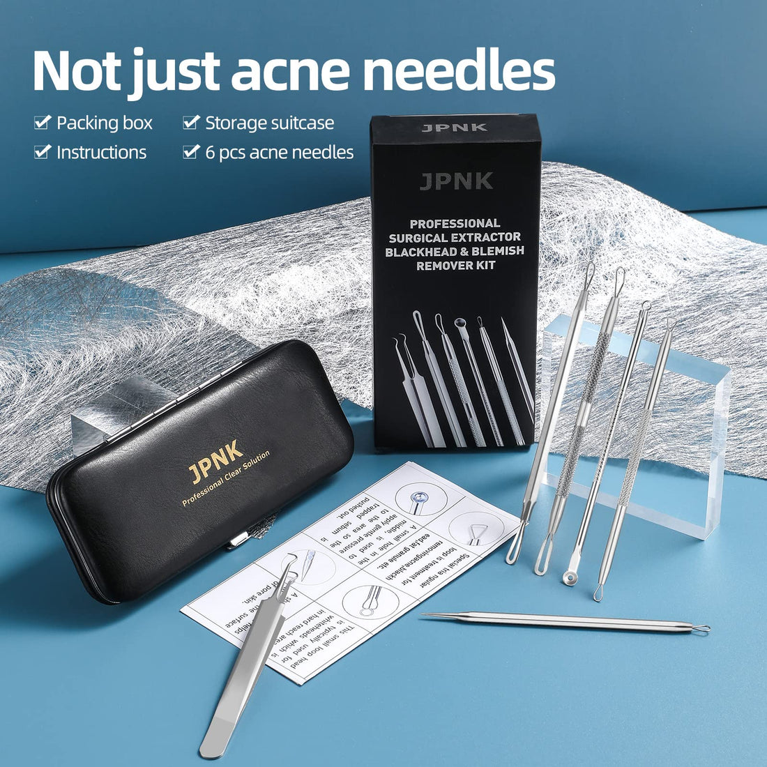 JPNK Blackhead Remover Tools Kits (6 Pcs)