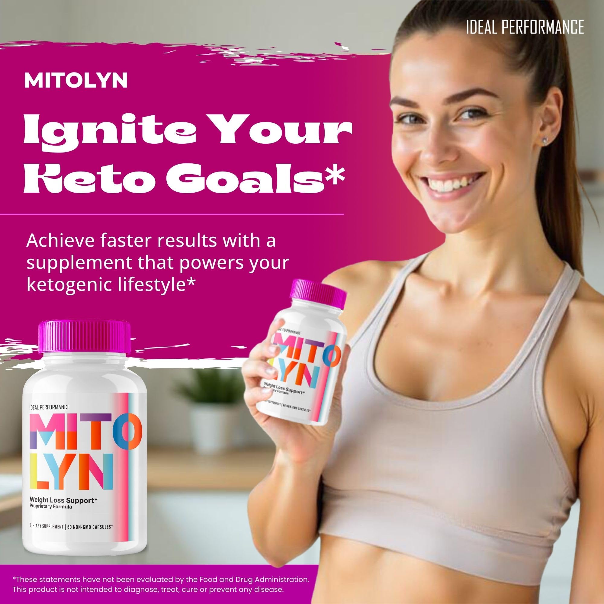 Mitolyn Capsules, Mitolyn Pills Advanced Formula - Mitolyn Dietary Supplement for Maximum Strength, Mito lyn All Natural Keto Pills, Mitolyn Capsules, Mito lyn Pills Reviews (5 Pack)