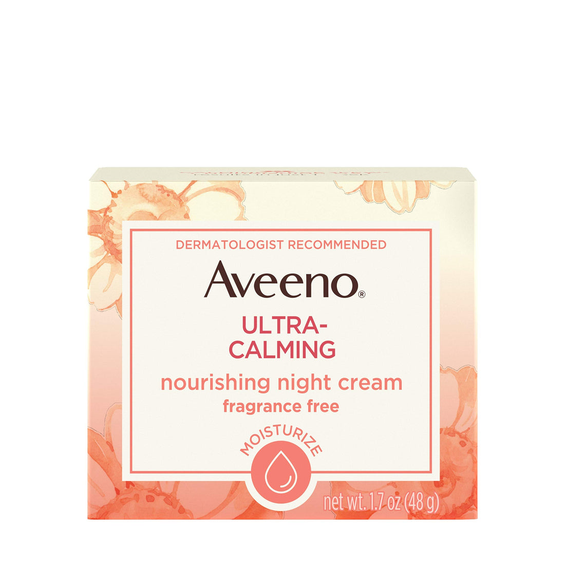 Aveeno Ultra-Calming Nourishing Night Cream, Fragrance Free, 1.7 Ounce
