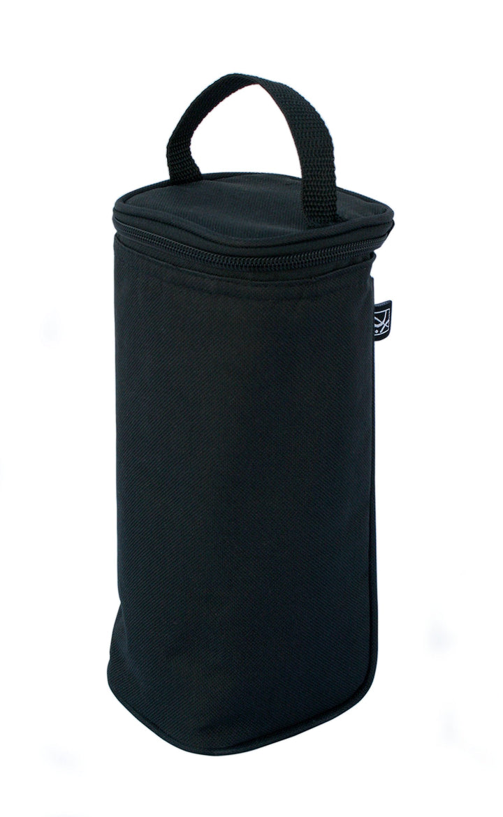 J.L. Childress Breastmilk Cooler Bag - Insulated & Leak Proof Newborn Bottle Bag - Fits 1-2 Bottles - Daycare & Travel Black