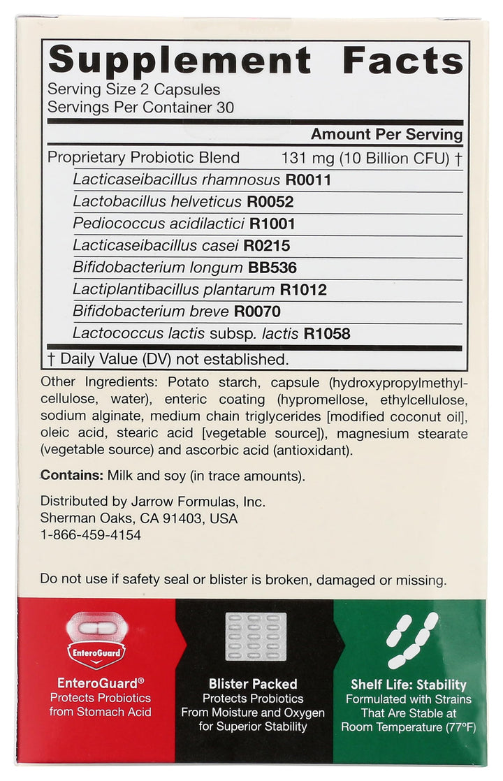 Jarrow Formulas Jarro-Dophilus EPS Vegetarian Capsules, 60 CT