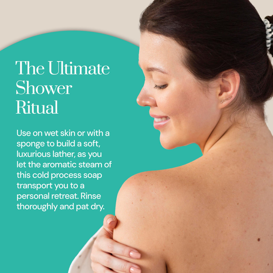 Soapstones Pure Lavender Cold Processed Soap - Shea Butter, Cocoa, Castor & Olive Oil Infused Hydrating Soap Bar - Essential Oil Infused Natural Body Bar Soap