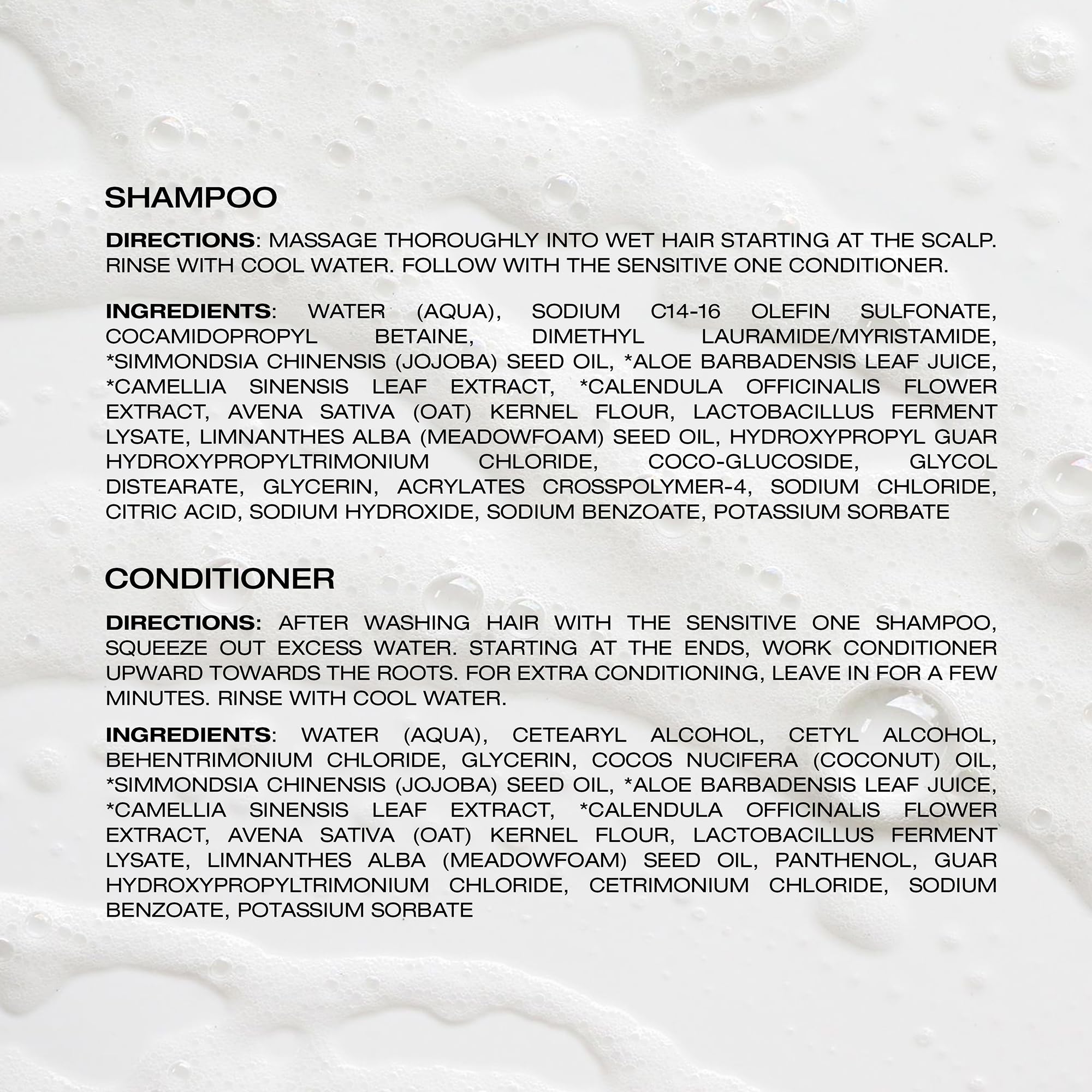 Raw Sugar Shampoo and Conditioner Set, The Sensitive One Hair Care Duo, 18 Fl Oz Each, Gently Cleanses, Soothes & Hydrates with Calendula & Aloe, No Fragrance, Sulfates & Parabens, Vegan