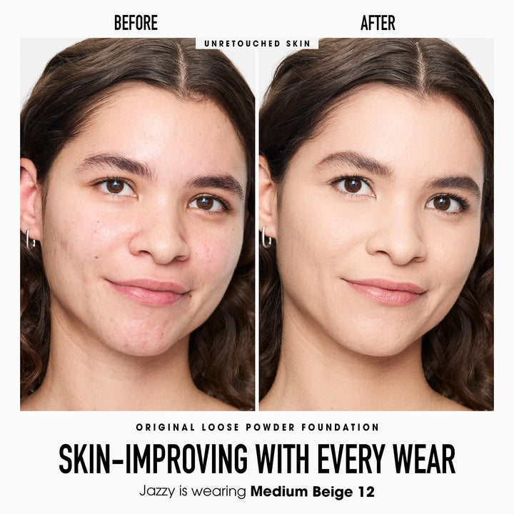 bareMinerals Original Get Started Kit 3-Piece Mineral Makeup Set, Medium Beige