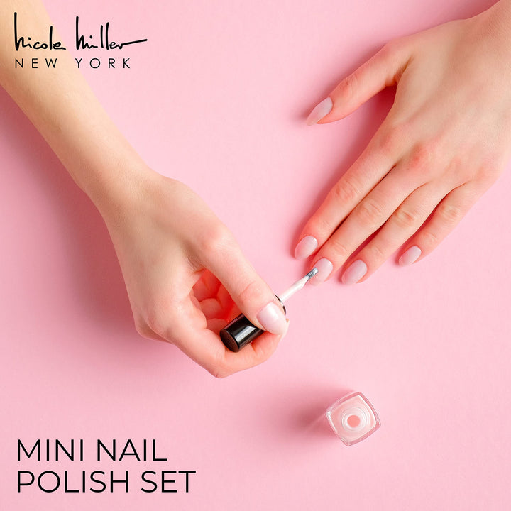 Nicole Miller New York Nicole Miller Mini Nail Polish Set/Floral Collection /15 Metallic And Trendy Colors