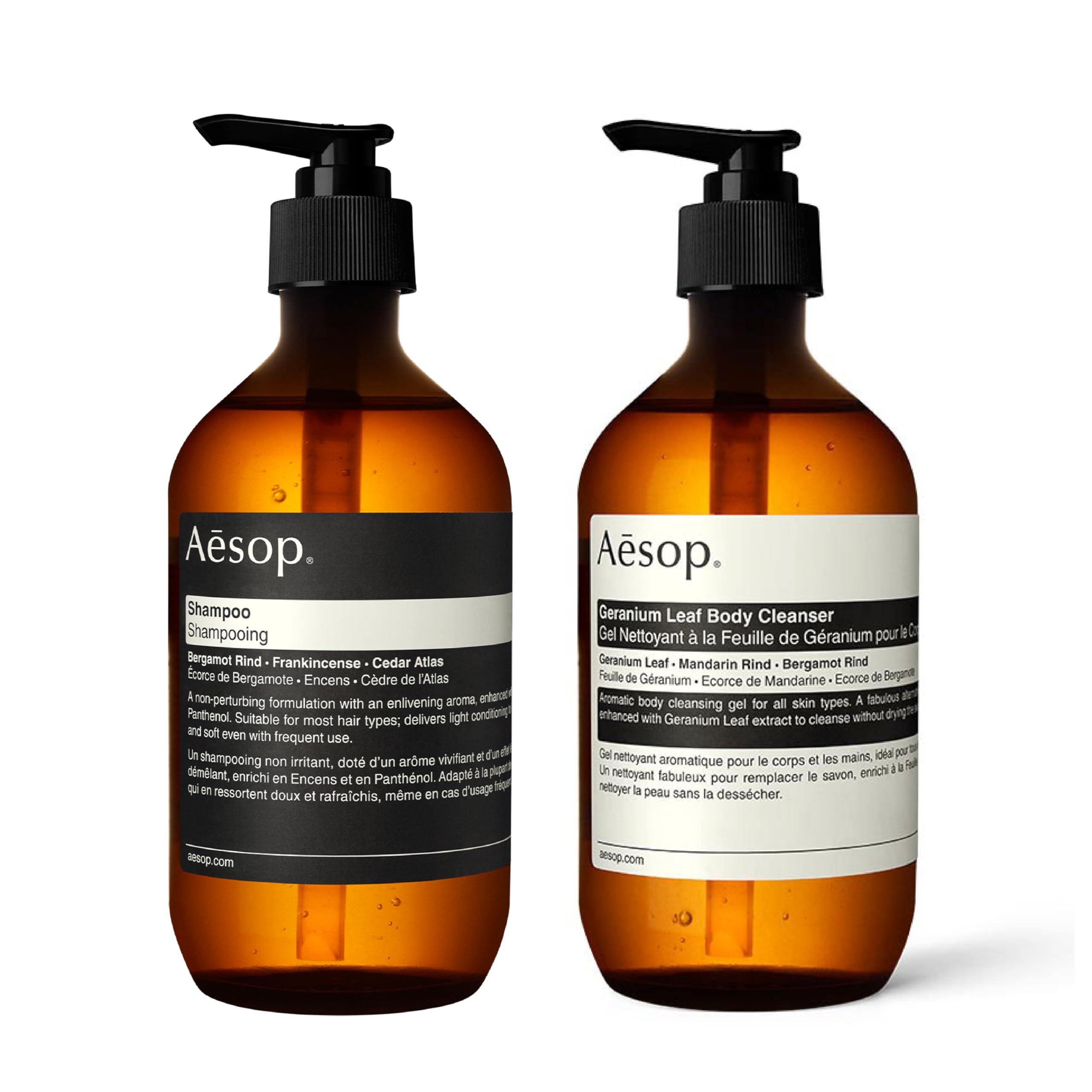 Aesop - Travel Set -Jet Set: Shampoo 50ml + Conditioner 50ml + Body Cleanser 50ml + Body Balm 50ml 4x50ml/1.7oz Aesop