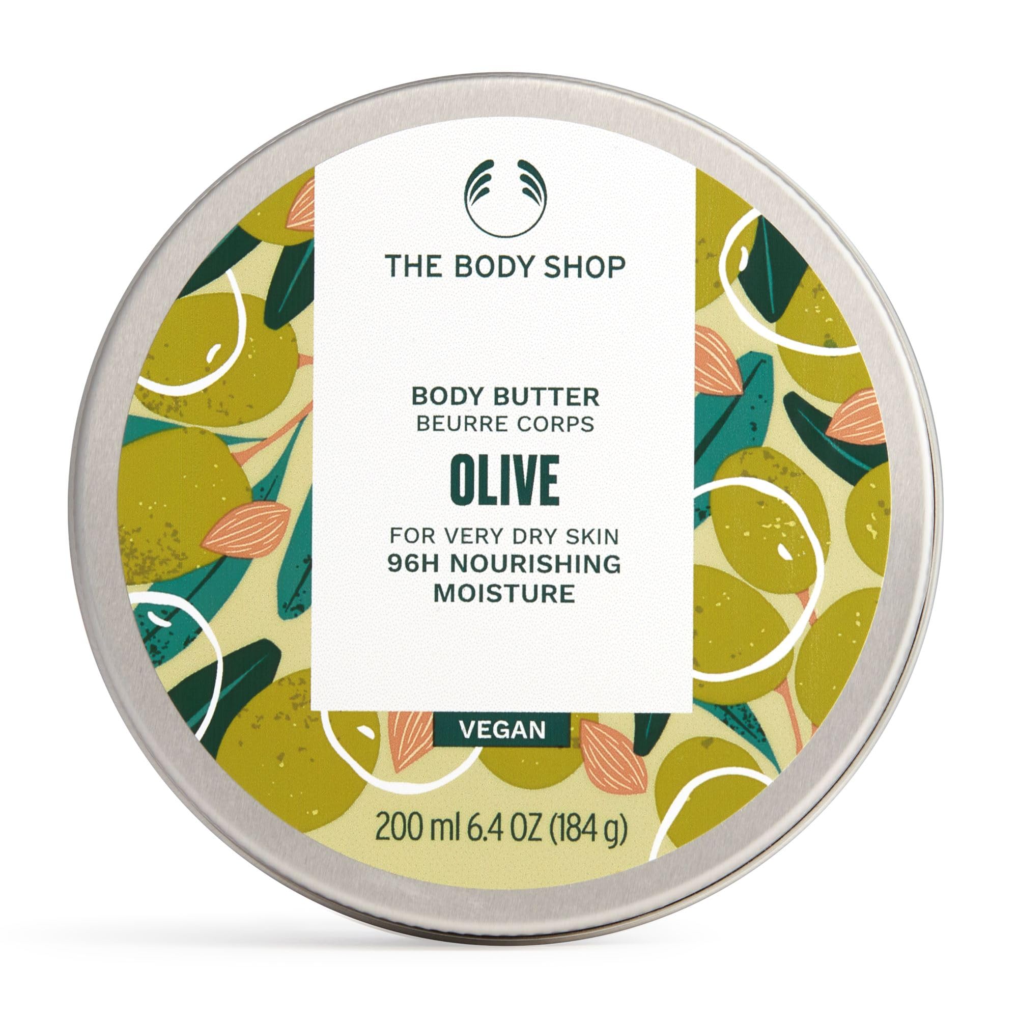 The Body Shop Olive Body Butter – Nourishing & Moisturizing Skincare for Very Dry Skin – Vegan – 6.75 oz