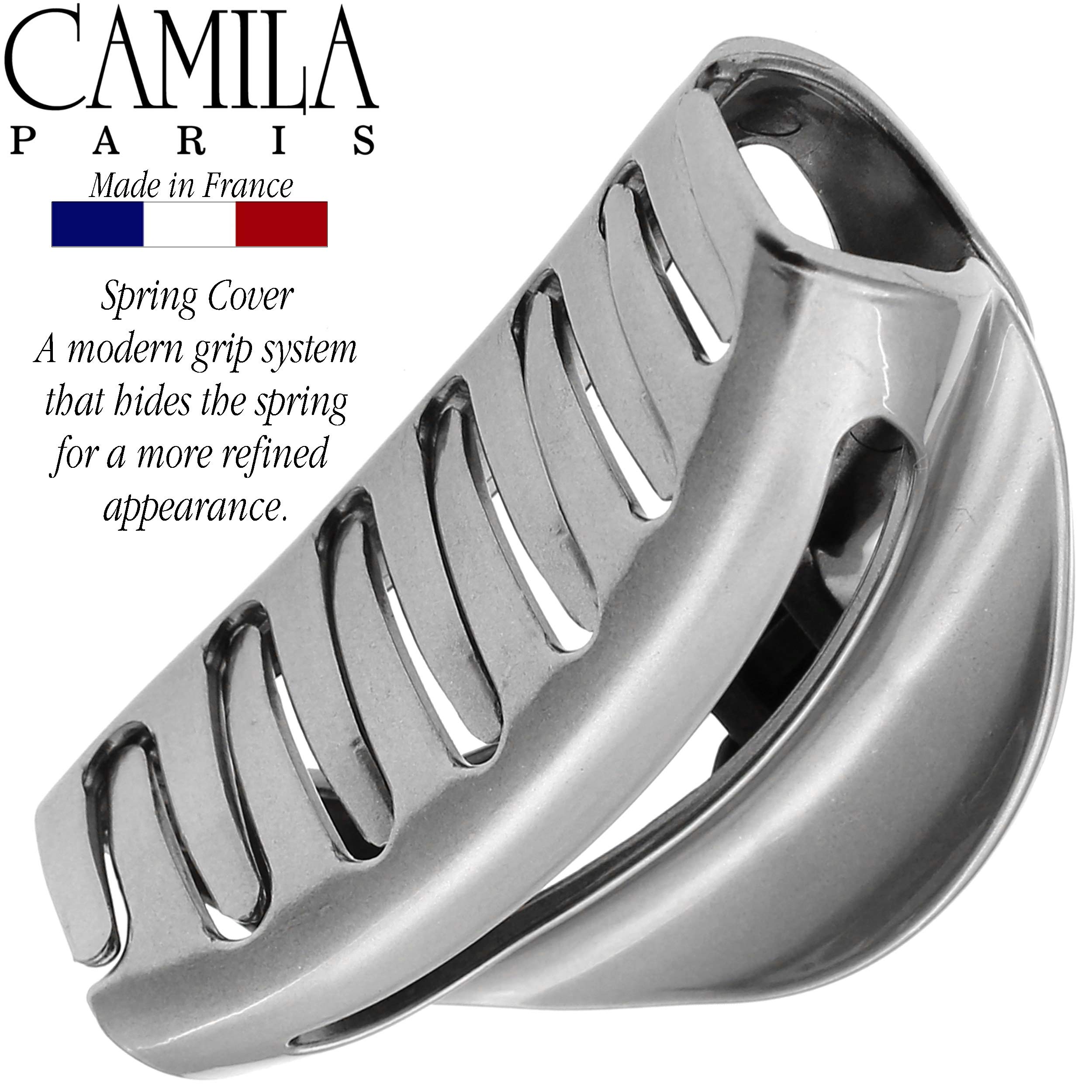 CP2412, CLIP Medium SILVER, HOLE