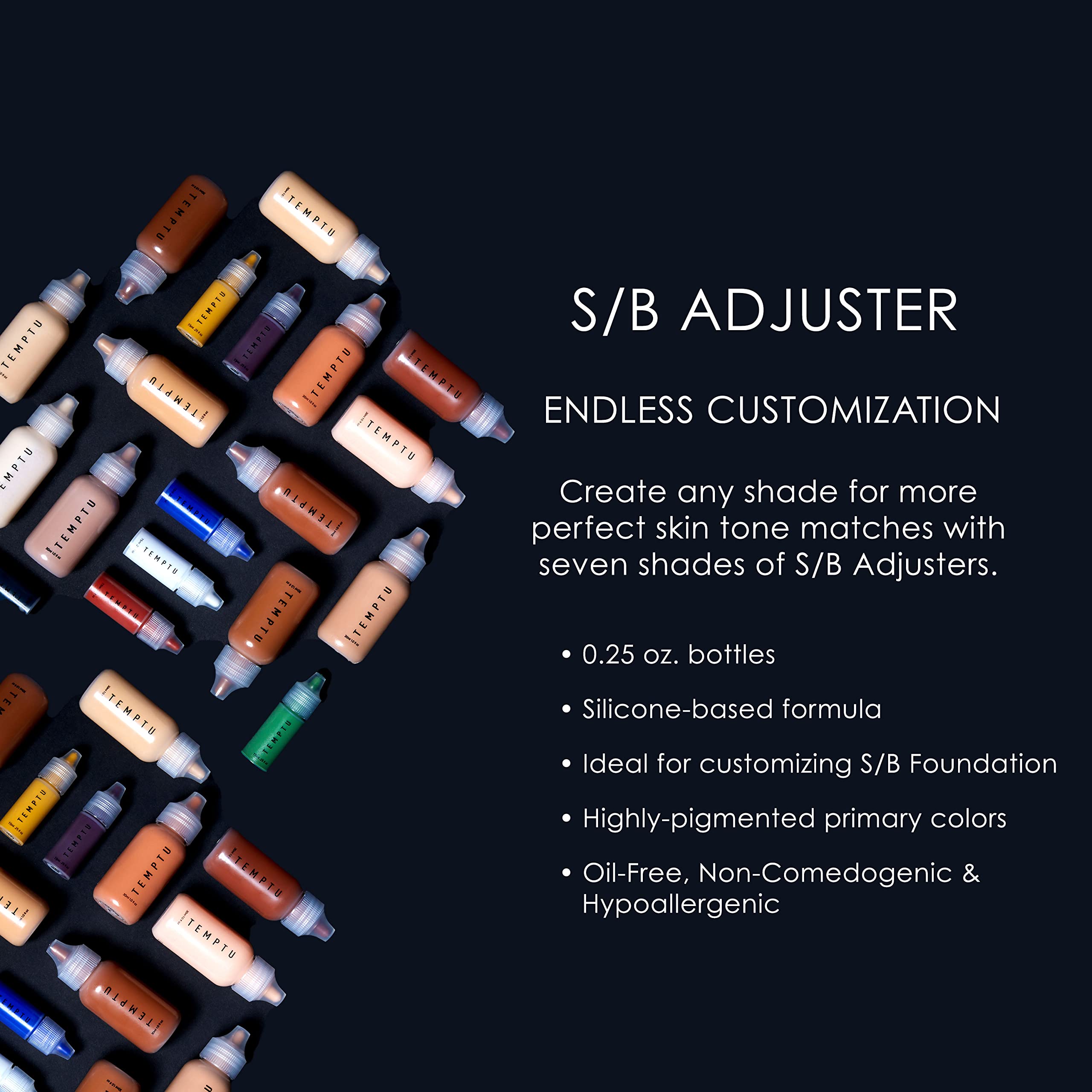 Temptu Adjuster Yellow, 0.25 Fl Oz