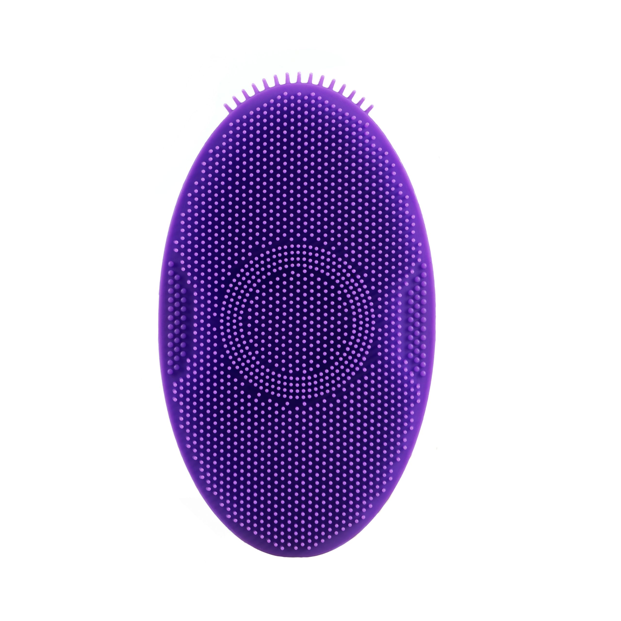 Juve Silicone Shower Scrubber- Body and Face Exfoliator for Women and Men- Exfoliating Bath Brush for Showering- Wash Away Excess Skin- Bathing Essentials Products and Accessories for Hygiene
