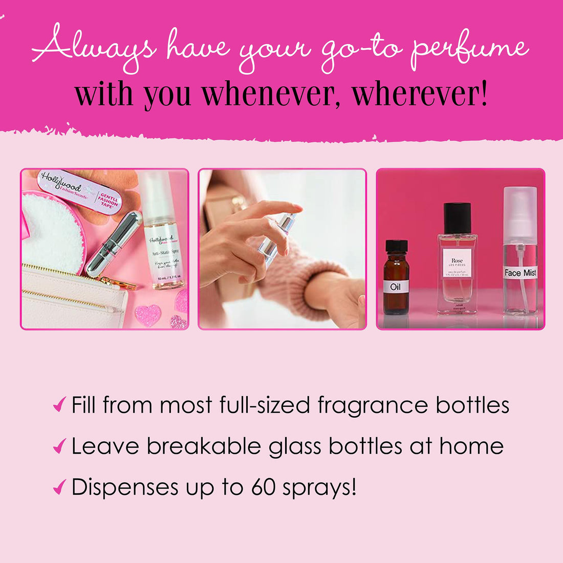 Hollywood Fashion Secrets Fragrance Atomizer