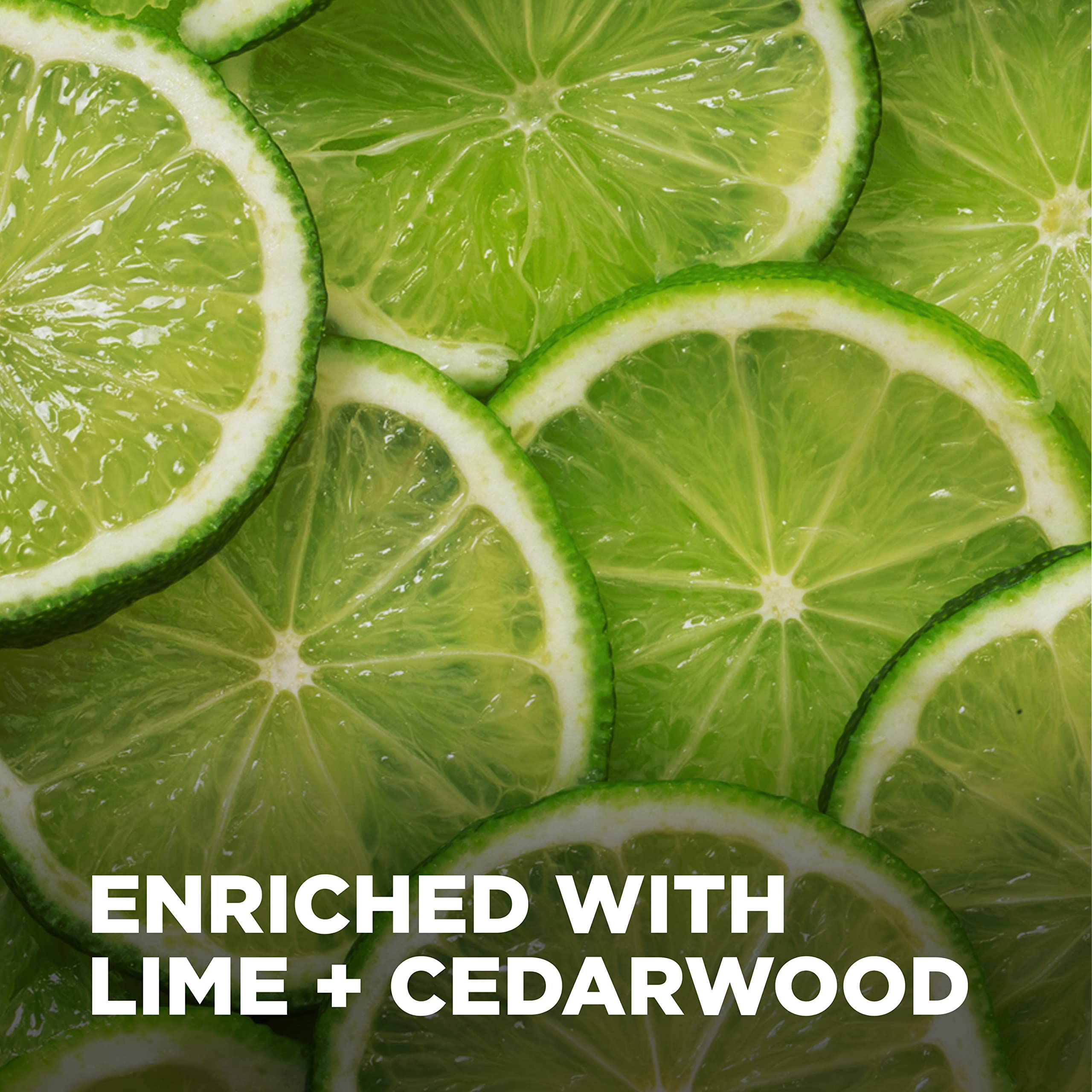 DOVE MEN + CARE 2 in 1 Shampoo and Conditioner For Healthy-Looking Hair Lime + Cedarwood Naturally Derived Plant Based Cleansers 20.4 oz 3 Count