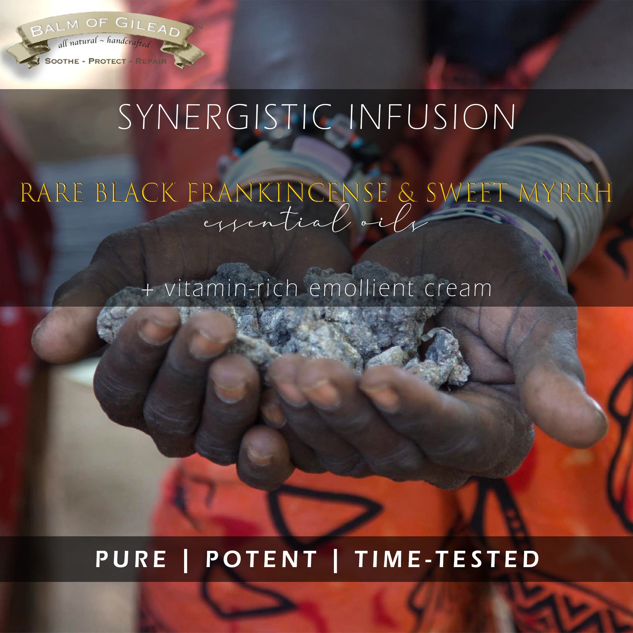 BALM OF GILEAD Foot Healing Cream – Frankincense & Sweet Myrrh Moisturizer for Sensitive Skin - Relieving Foot Therapy & Diabetic Skin Healing - Deeply Nourishing & Synergistic Cream