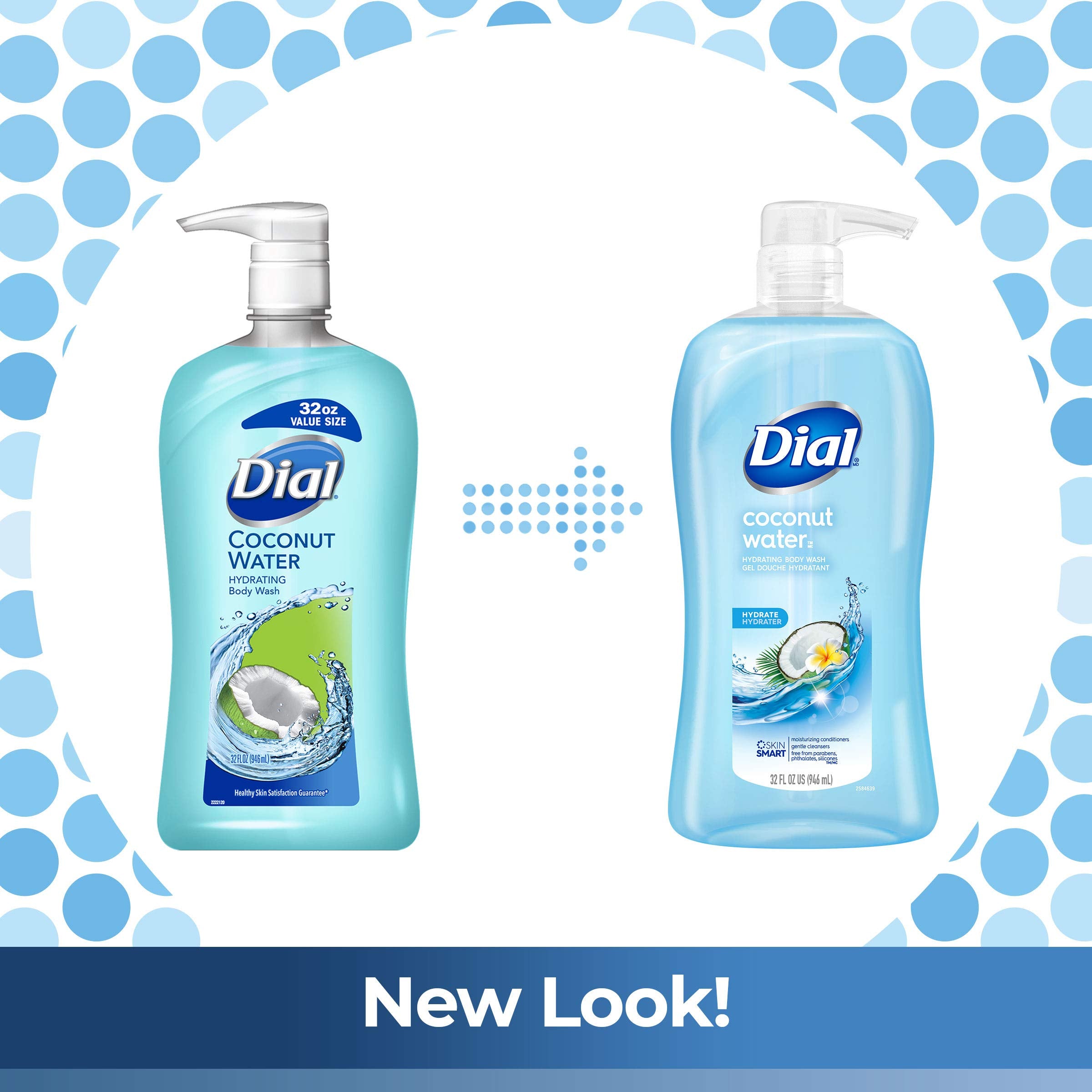 Coconut Water : Dial Body Wash, Coconut Water, 32 Ounce