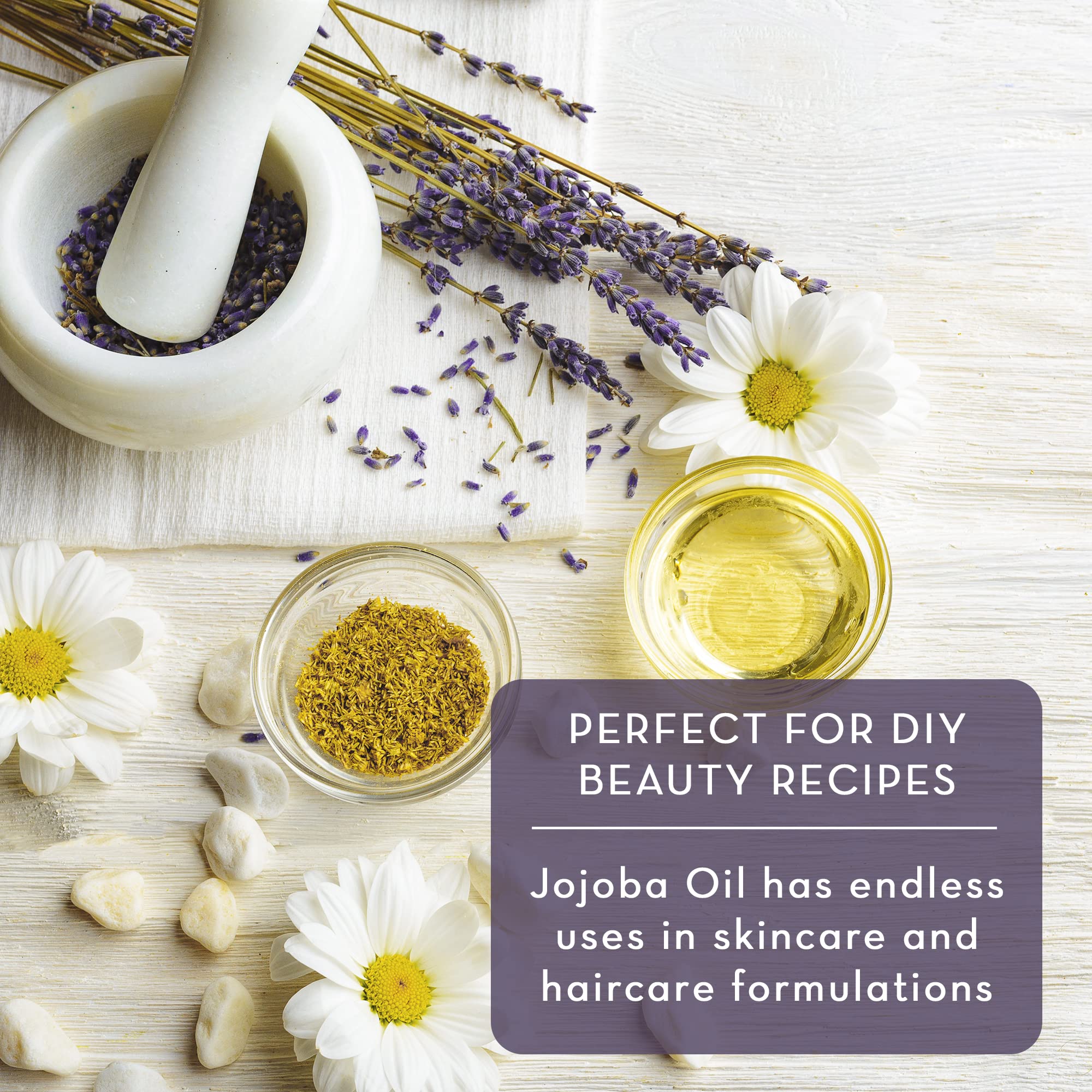 Pure Body Naturals Organic Jojoba Oil, 4 Fl Oz - 100% Pure, Organic, Cold Pressed Jojoba Oil for Skin, Face, Nails and Hair Growth - Carrier Oil for Mixing Essential Oils