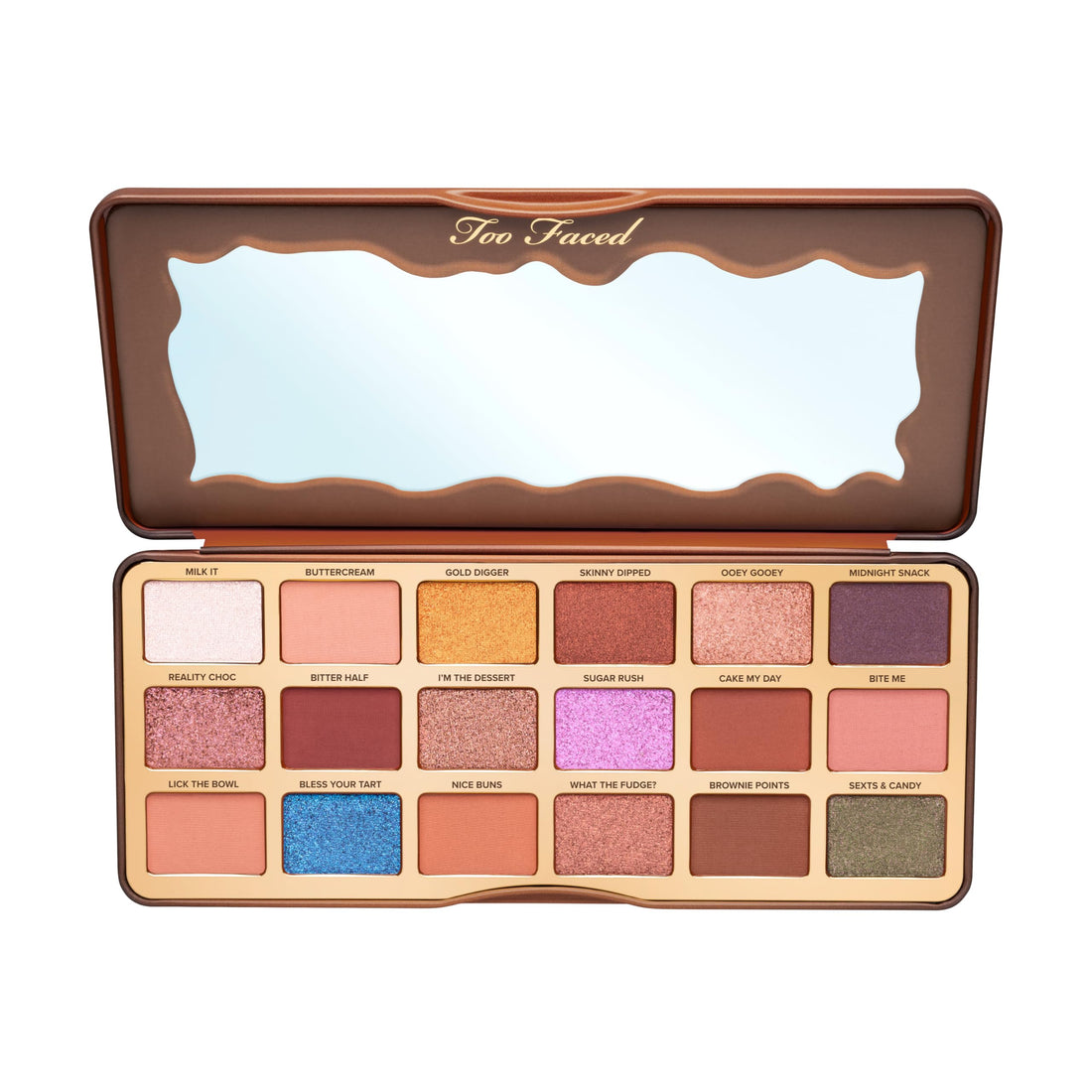 Too Faced Better Than Chocolate Eye Shadow Palette | High Pigment, Shimmer + Matte, 0.7 Ounce