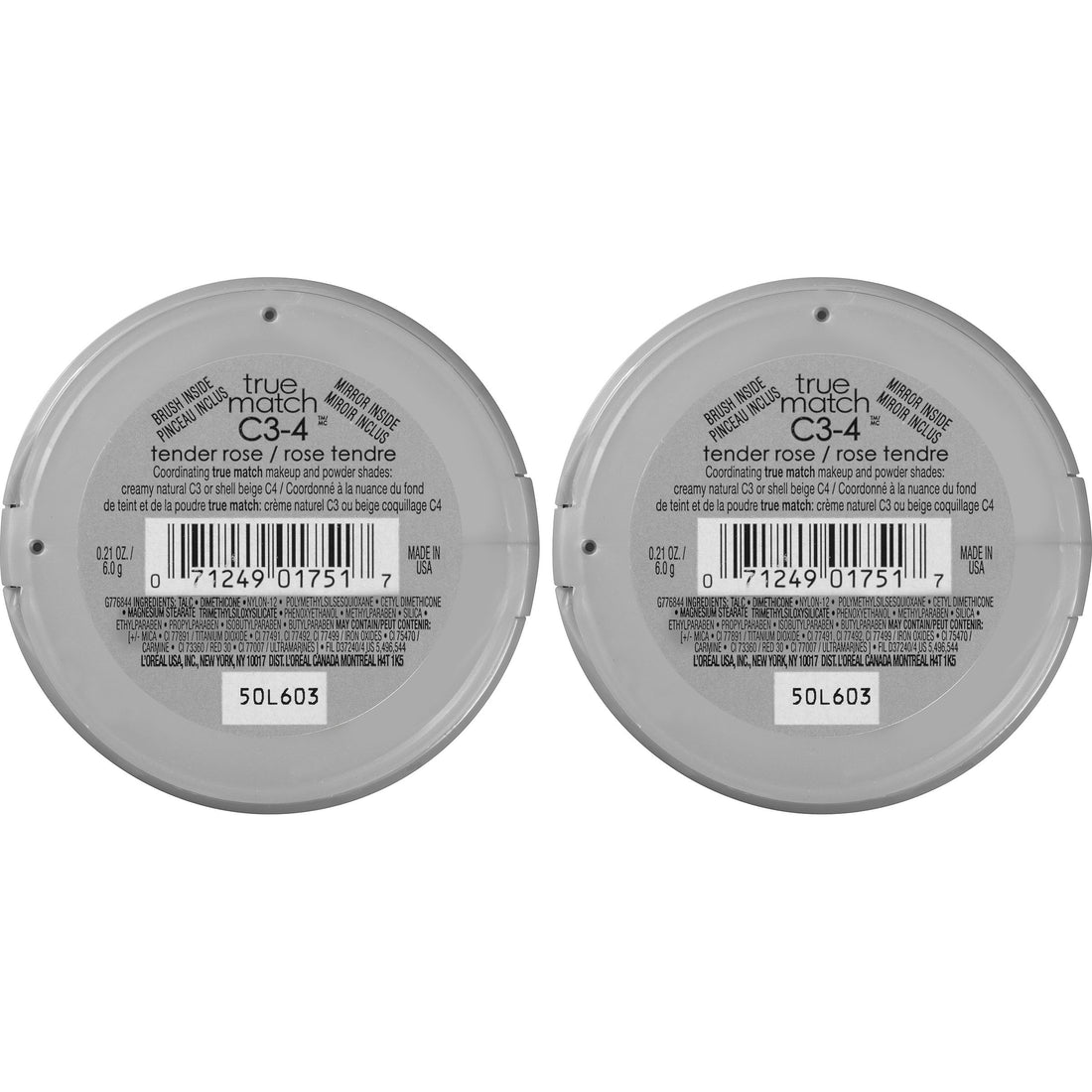 L'Oreal Paris Cosmetics True Match Super-Blendable Blush, Tender Rose, 2 Count