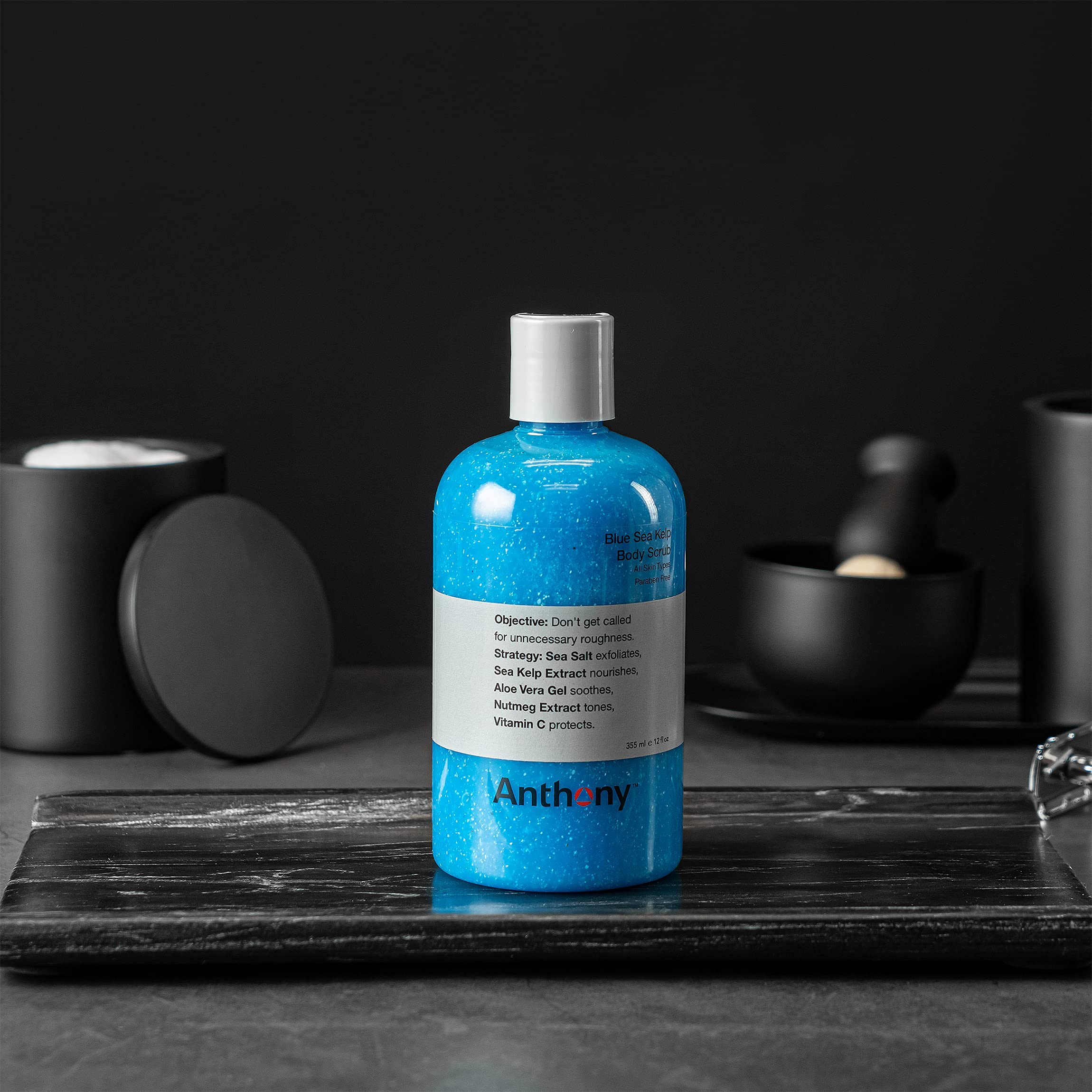 Anthony Blue Sea Kelp Body Scrub, 12 fl. oz.