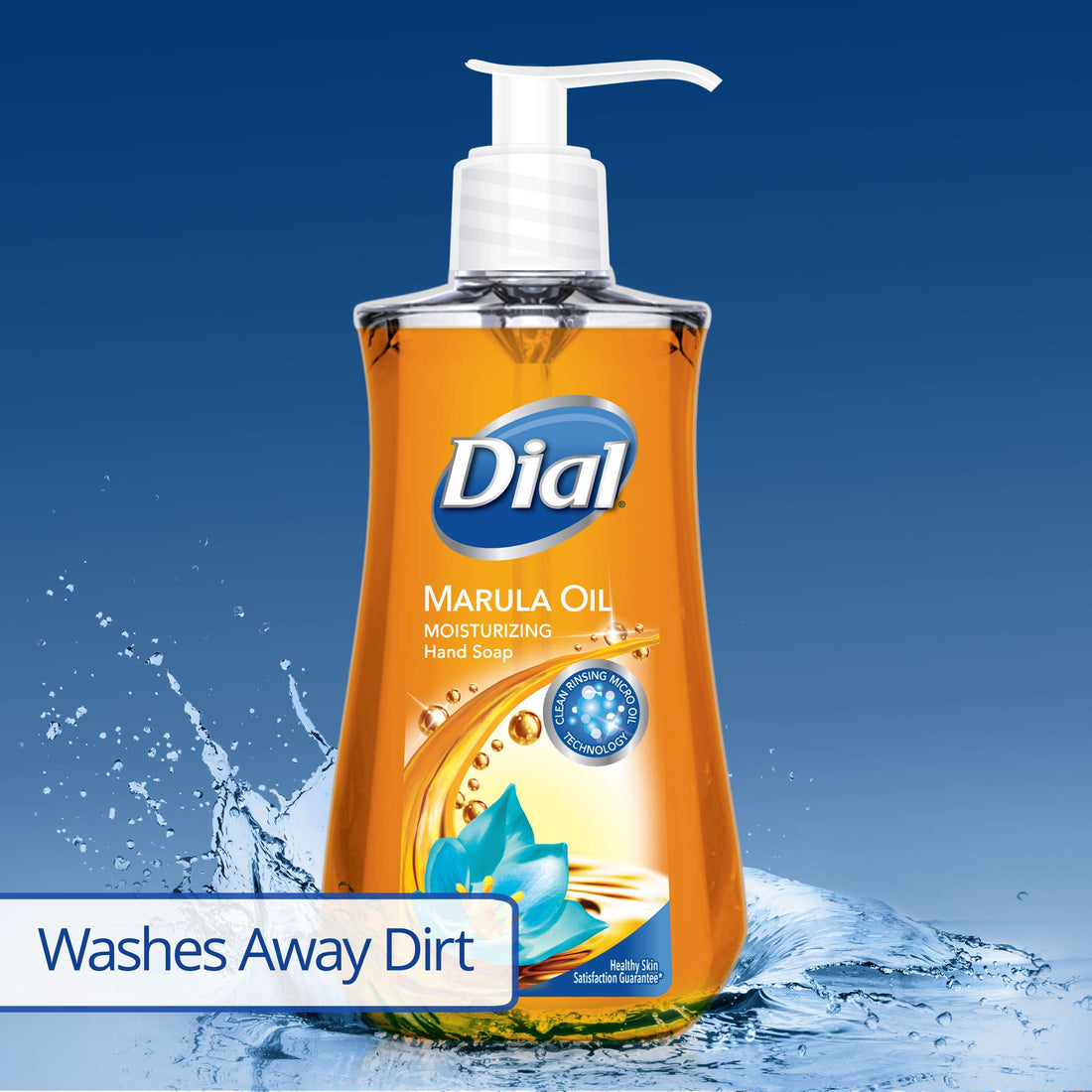 Dial Miracle Hand Soap Infused with Marula Oil, 3 Count (Pack of 4)
