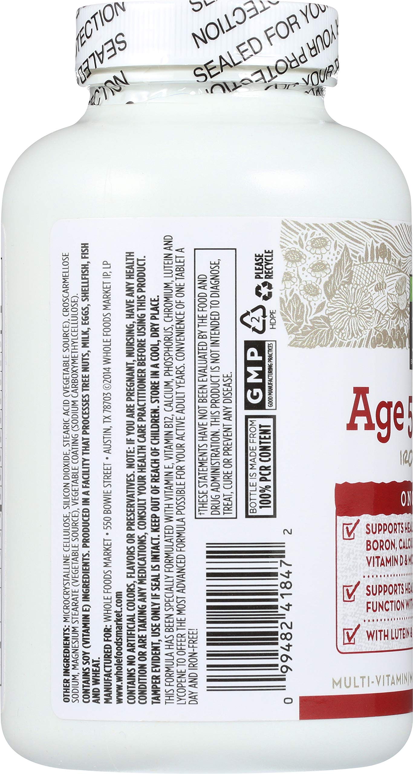 365 Everyday Value, Age 50+ Multi Iron-Free, 180 ct