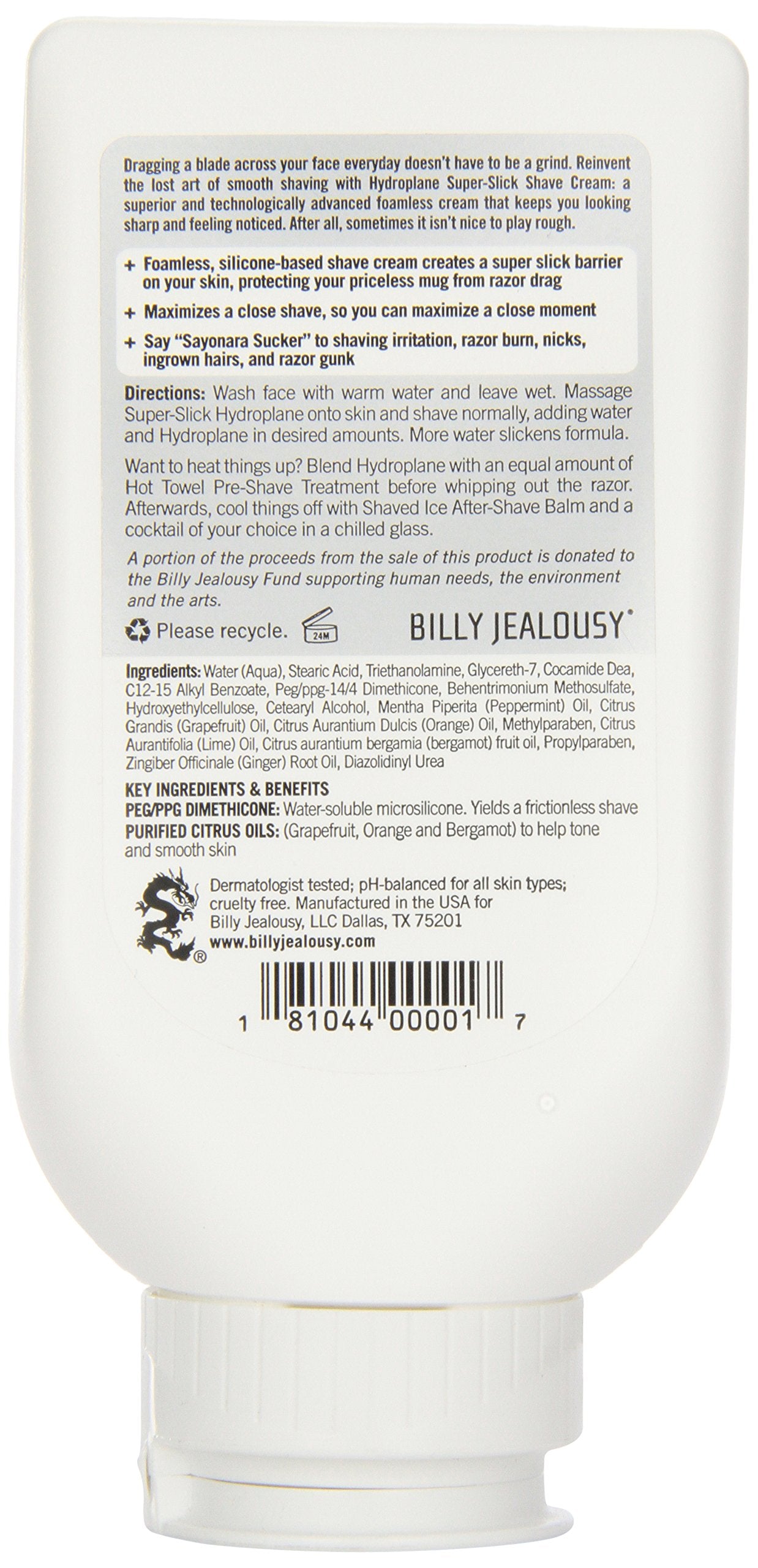 Billy Jealousy Cashmere Coat Hair Strengthening Conditioner, 8. fl. oz.