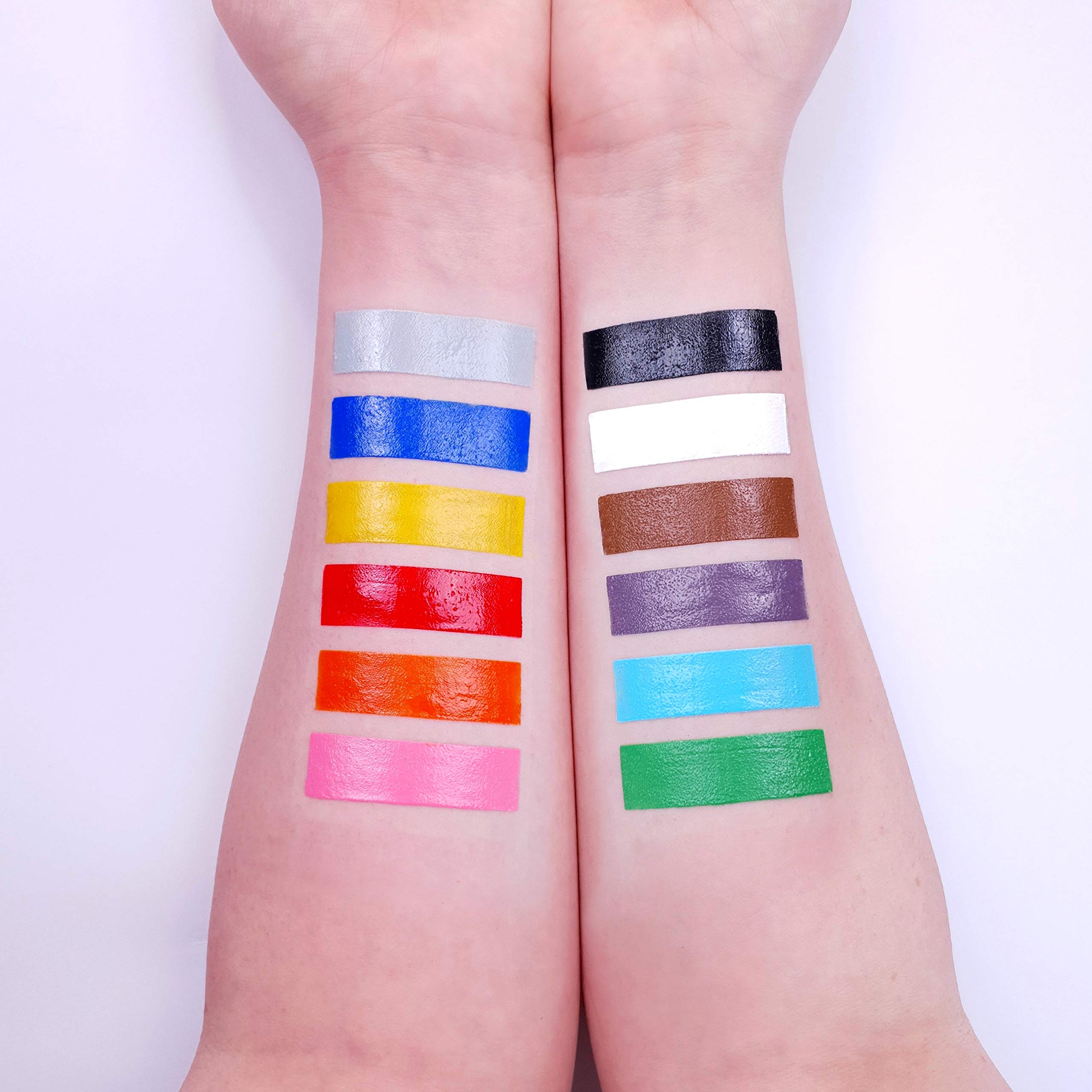 Moon Creations Face Paint Stick / Body Crayon Set of 12 Makeup for The and by - 3.5G