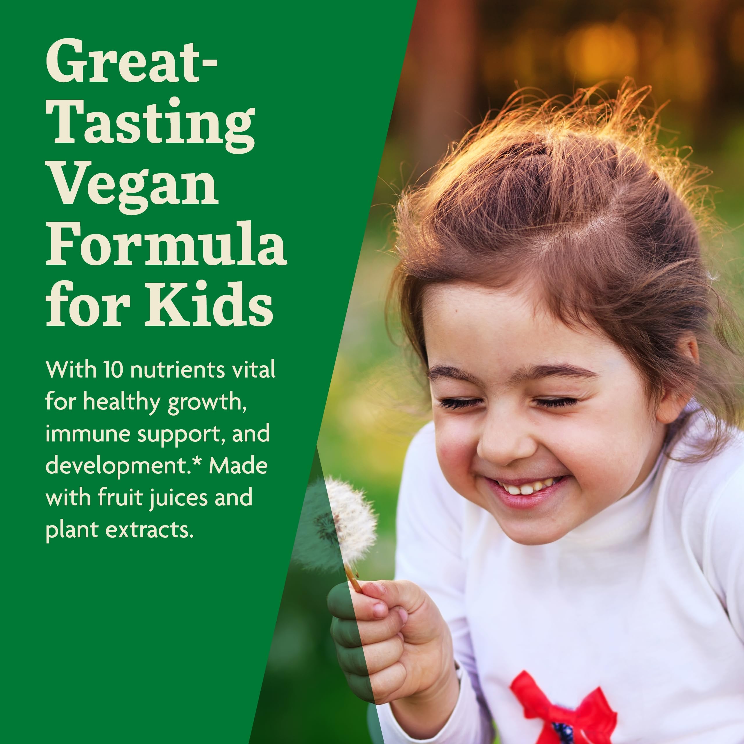 Floradix, Kinder Love Vegan Gluten-Free Children's Liquid Multivitamin for Healthy Development, 8.5 Fl Oz