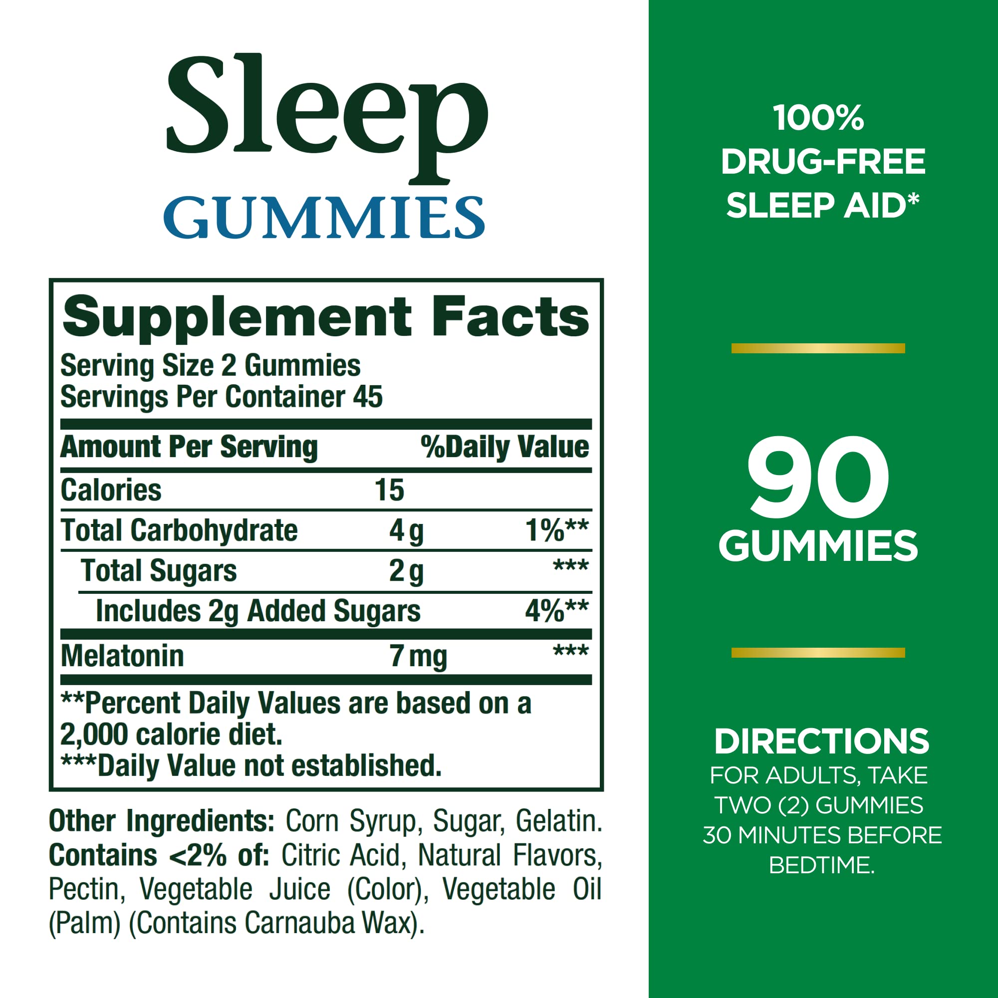 Nature's Bounty Sleep Gummies, 90 Count