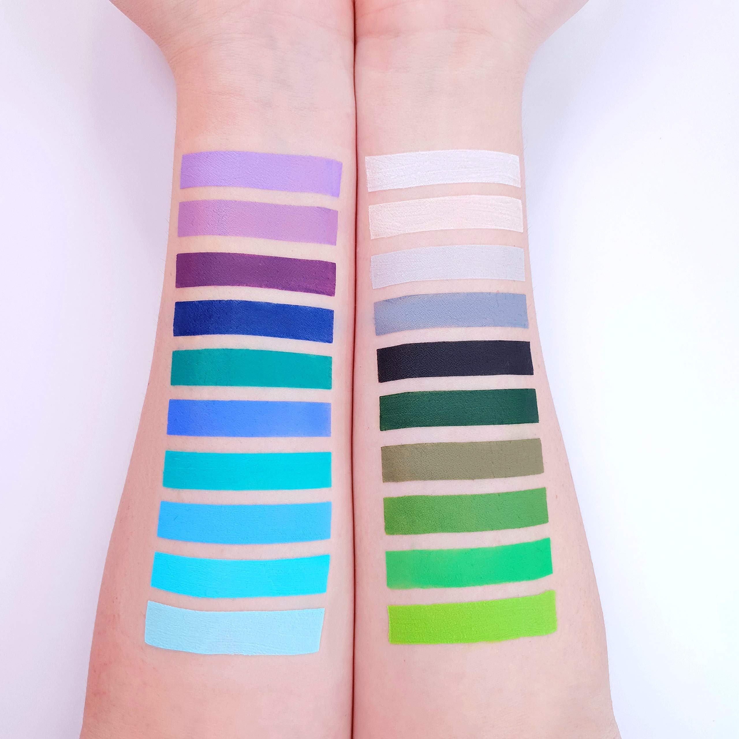 Moon Creations - Pro Face & Body Paint Cake Pots - Army Green