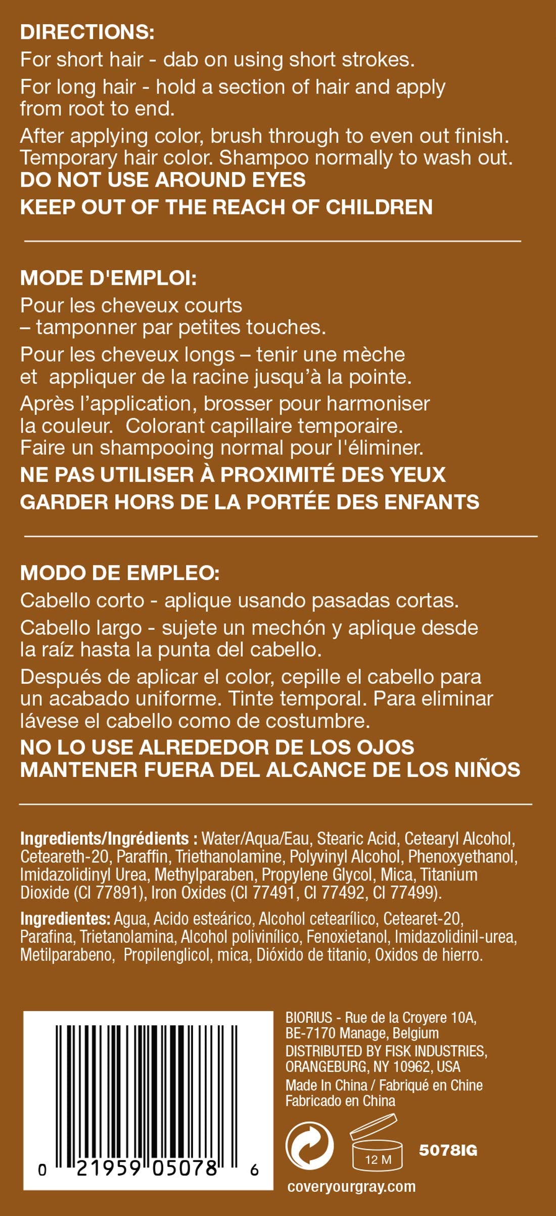 Cover Your Gray Touch up Wand Color - Medium Brown