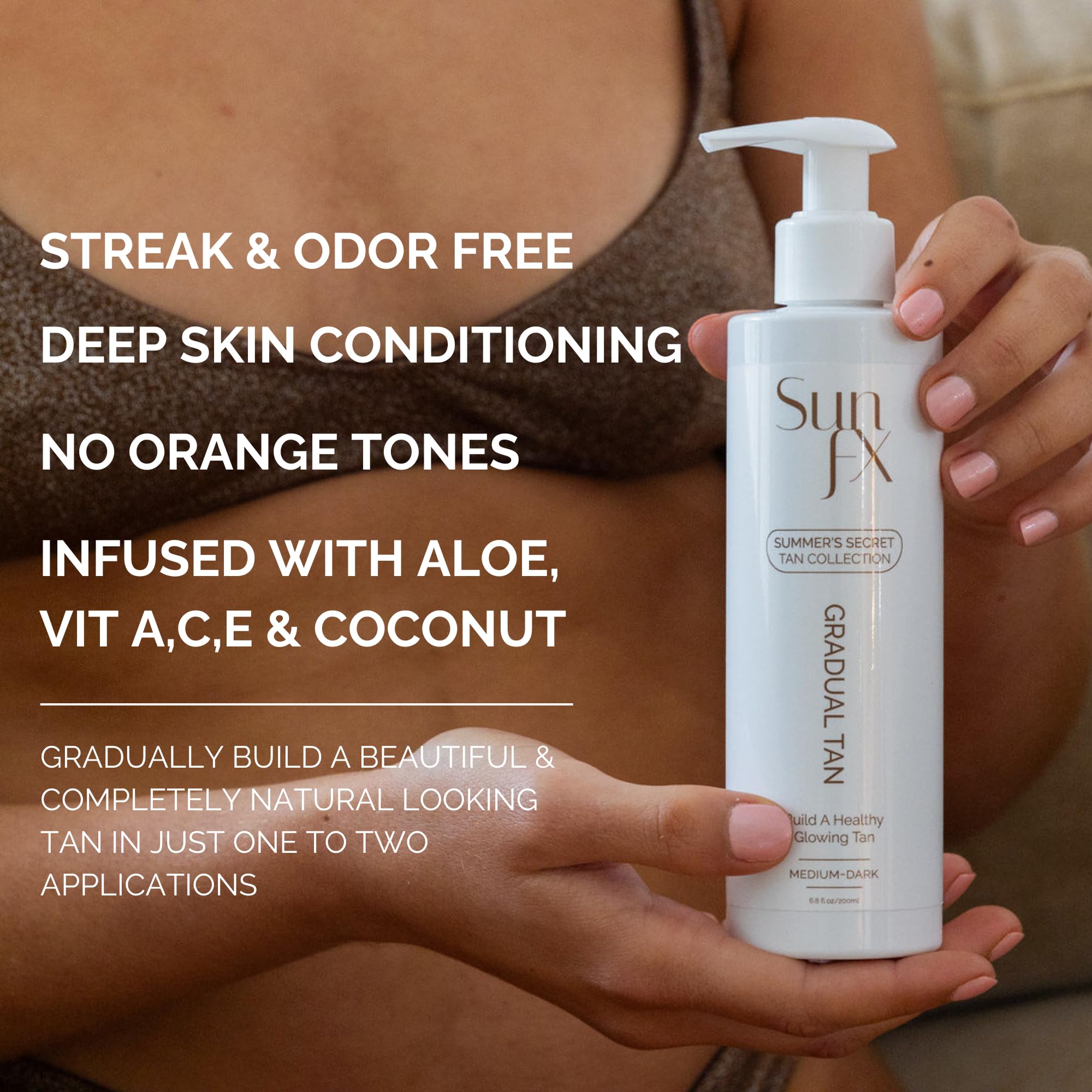 SunFX Summer's Secret self Tanning Lotion NEW AND IMPROVED