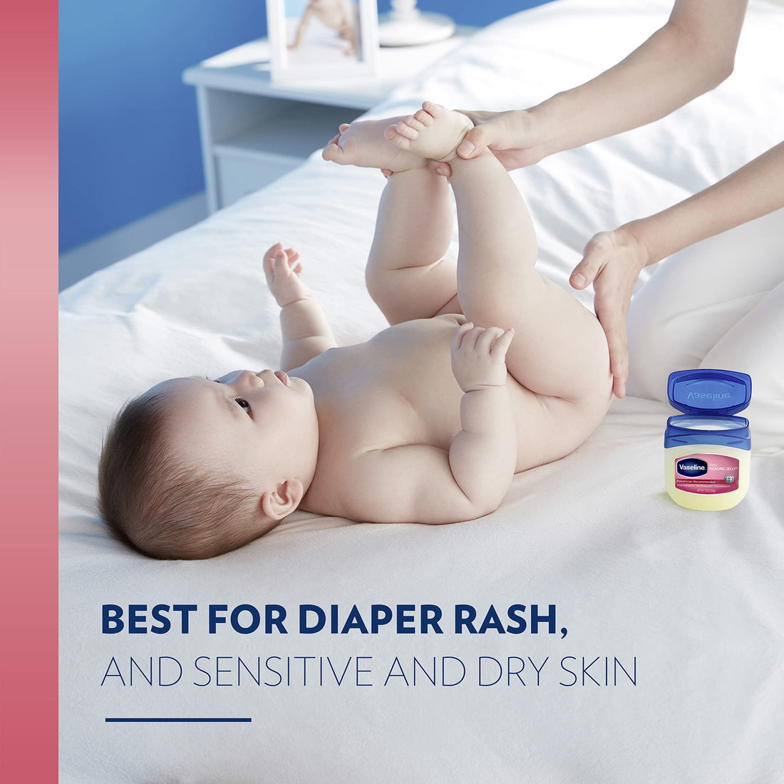 Vaseline Baby 100% Pure Petroleum Jelly, 13 Ounce [With Bonus 1.7 Ounce] (Pack of 2)