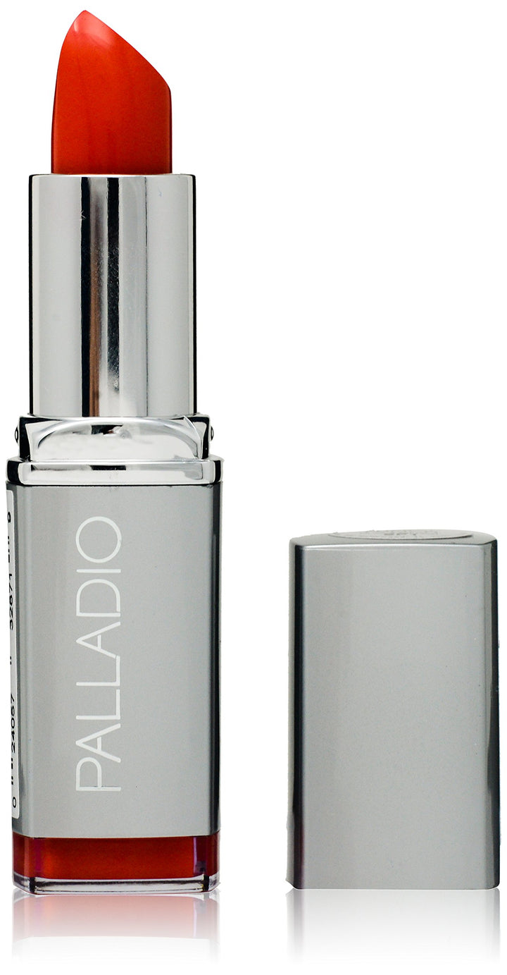 Palladio Herbal Lipstick, Coral Punch, Rich Pigmented and Creamy Lipstick, Infused with Aloe Vera, Chamomile & Ginseng, Prevents Lips from Drying, Combats Fine Lines, Long Lasting Lipstick