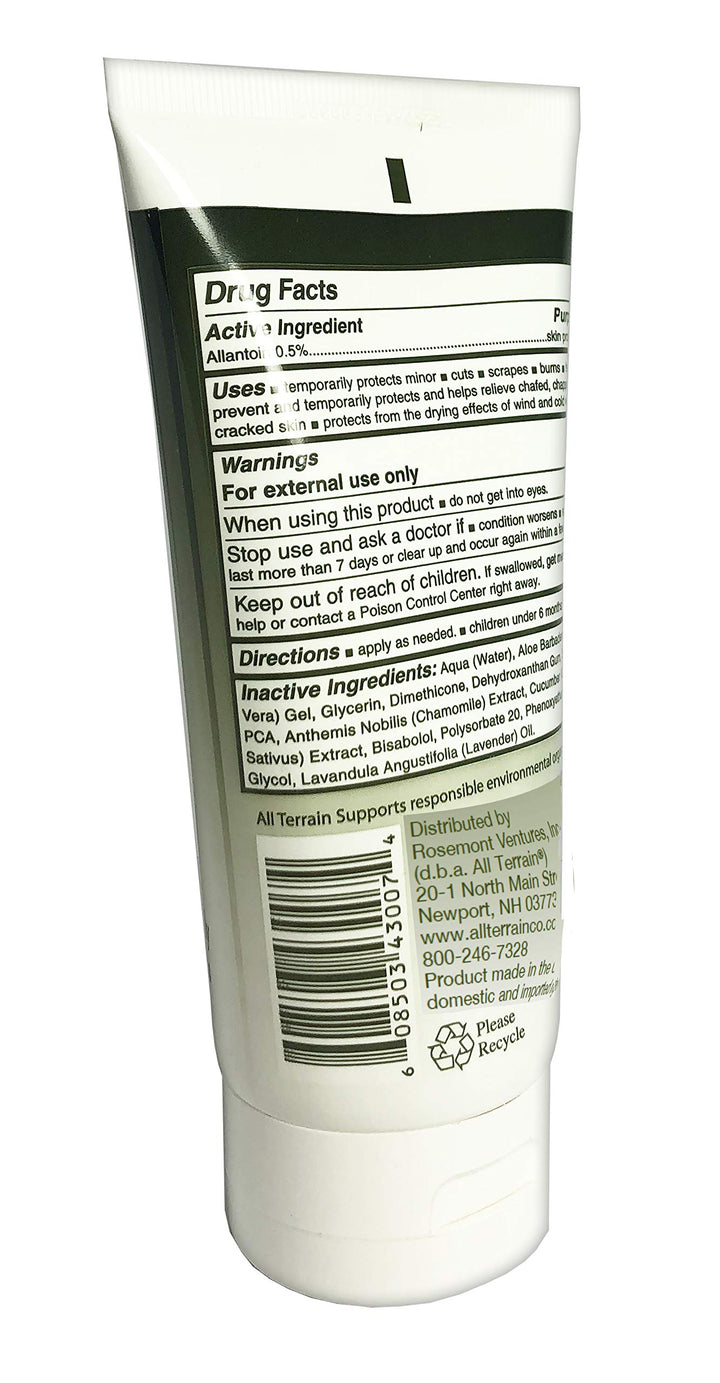 All Terrain Natural Aloe Gel Skin Relief, Skin Protectant, 5oz, With Moisturizing Aloe & Allantoin