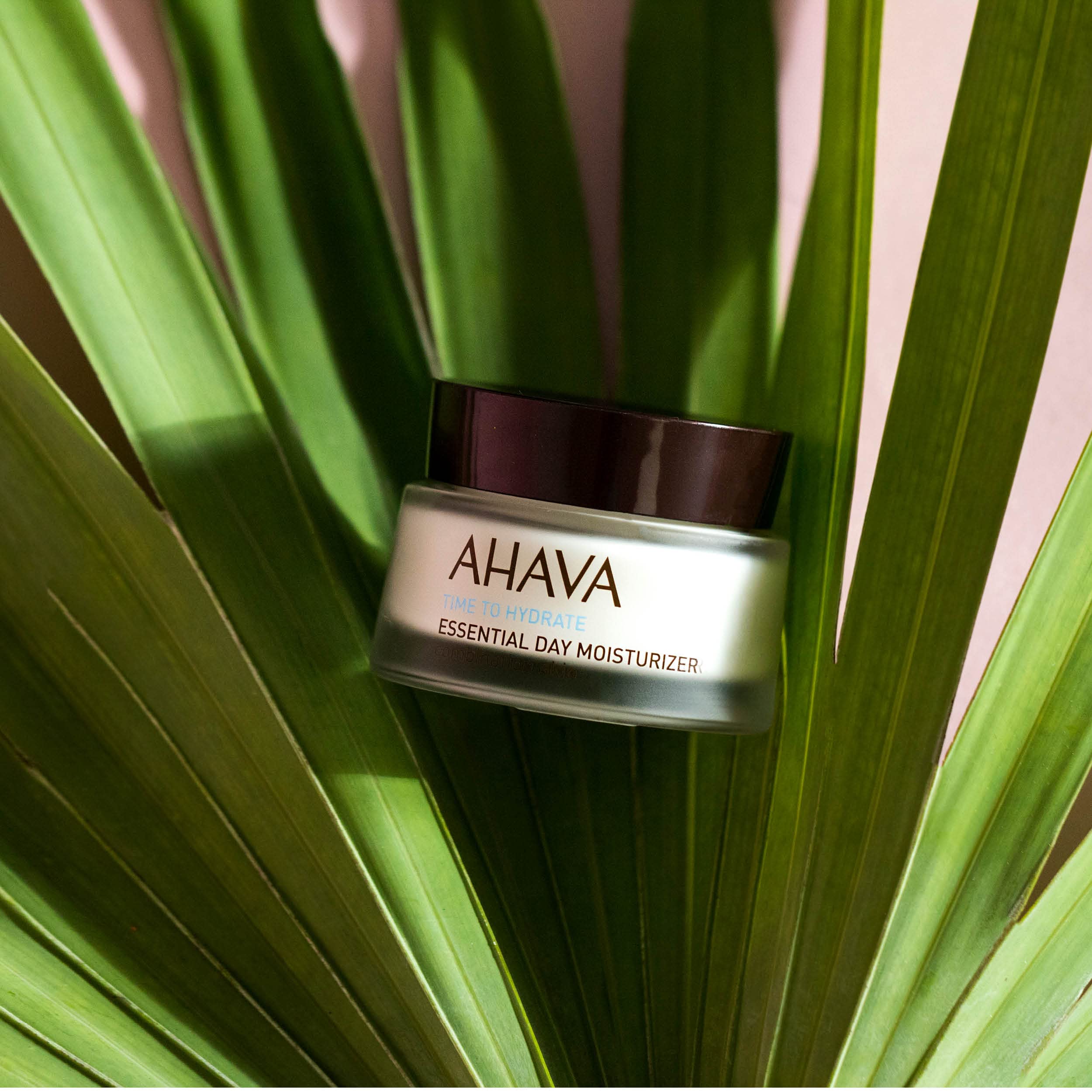 AHAVA Essential Day Moisturizer, Combination Skin - Essential Daily Hydrating Facial & Neck Cream, Anti-Aging & Smoothing Effect, Enriched with Osmoter, Aloe Vera, Allantoin & Vitamin E, 1.7 Fl.Oz