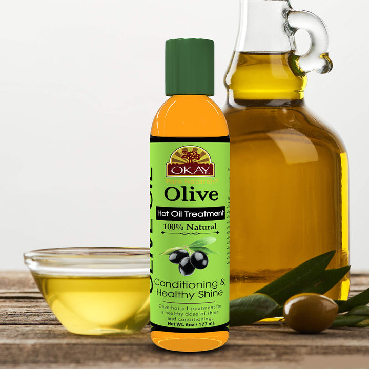 Okay Olive and Hot Oil for Treatment, 6 Ounce
