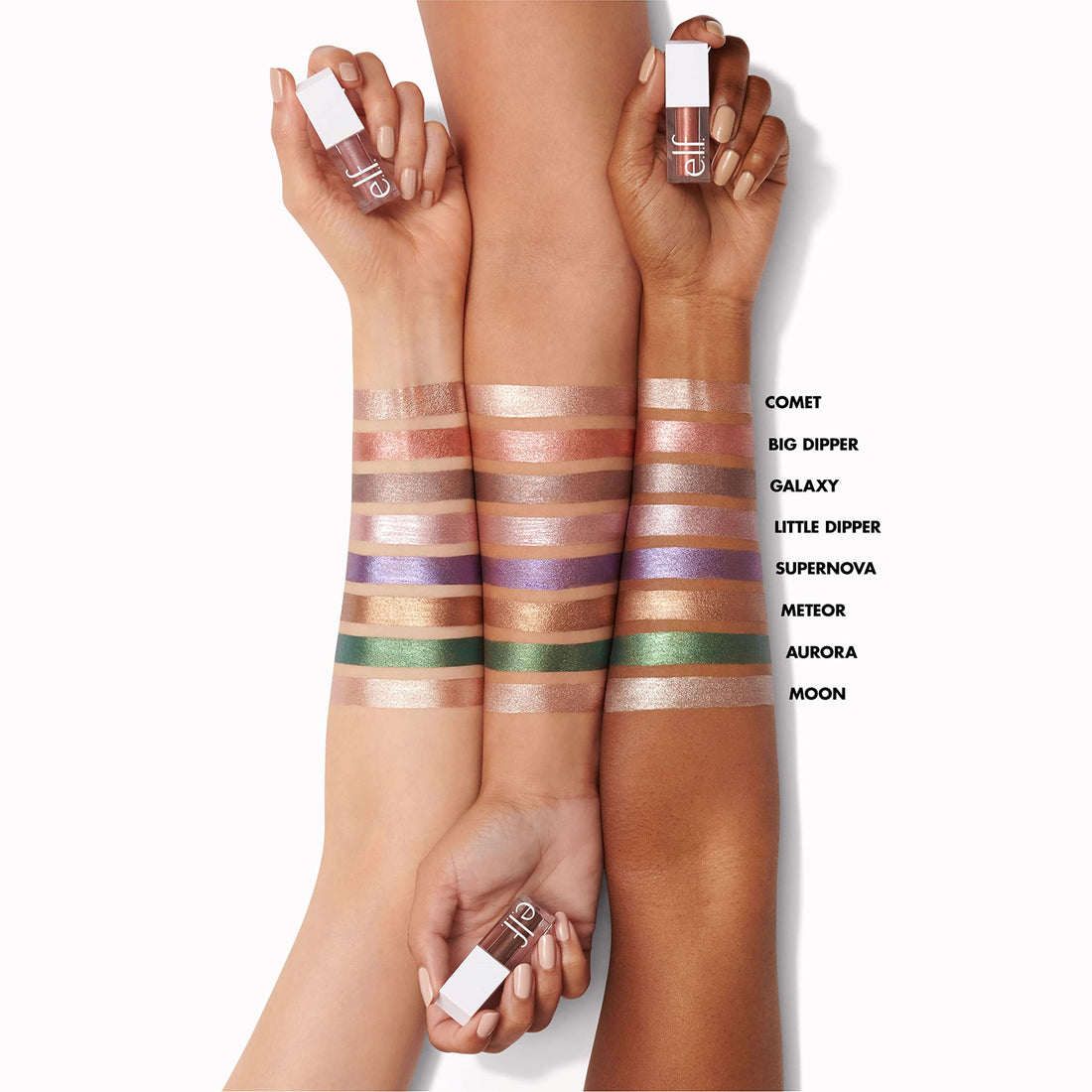 e.l.f Liquid Metallic Eyeshadows, Moon