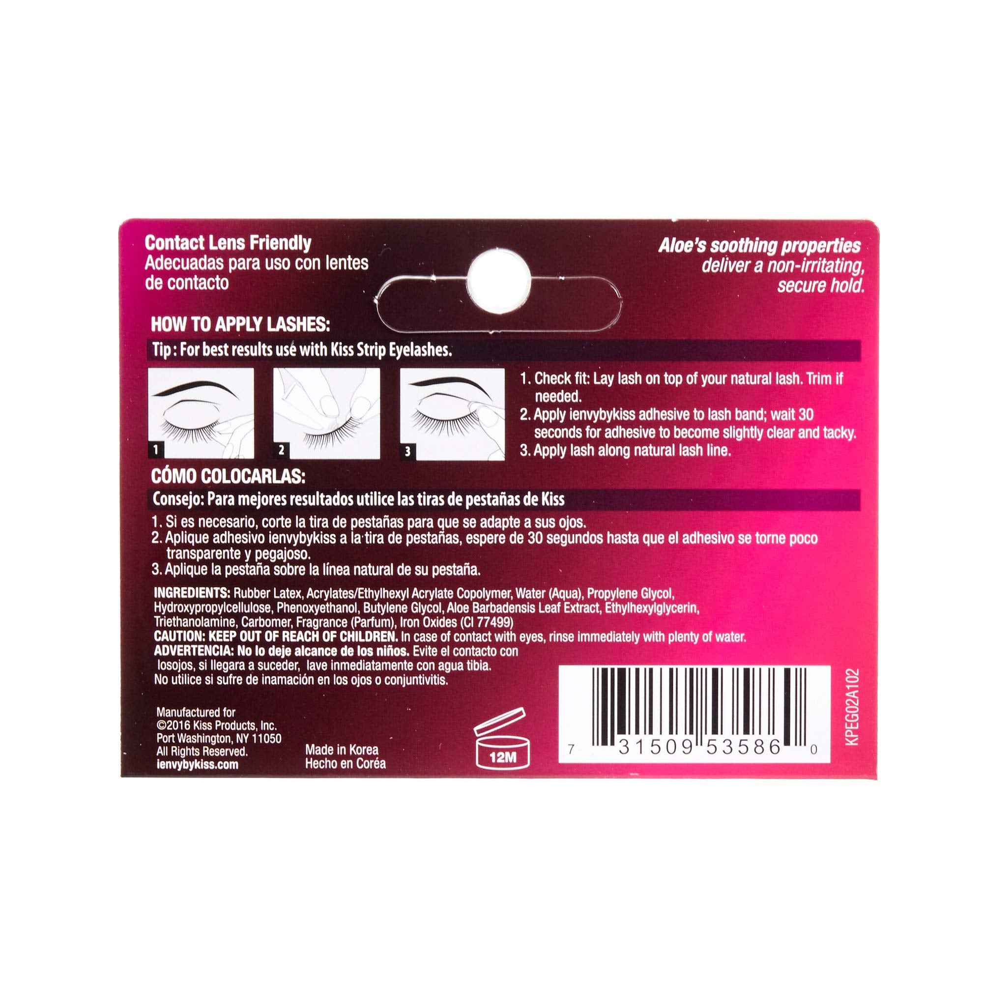 i.ENVY BY KISS EYE LASH GLUE-BLACK