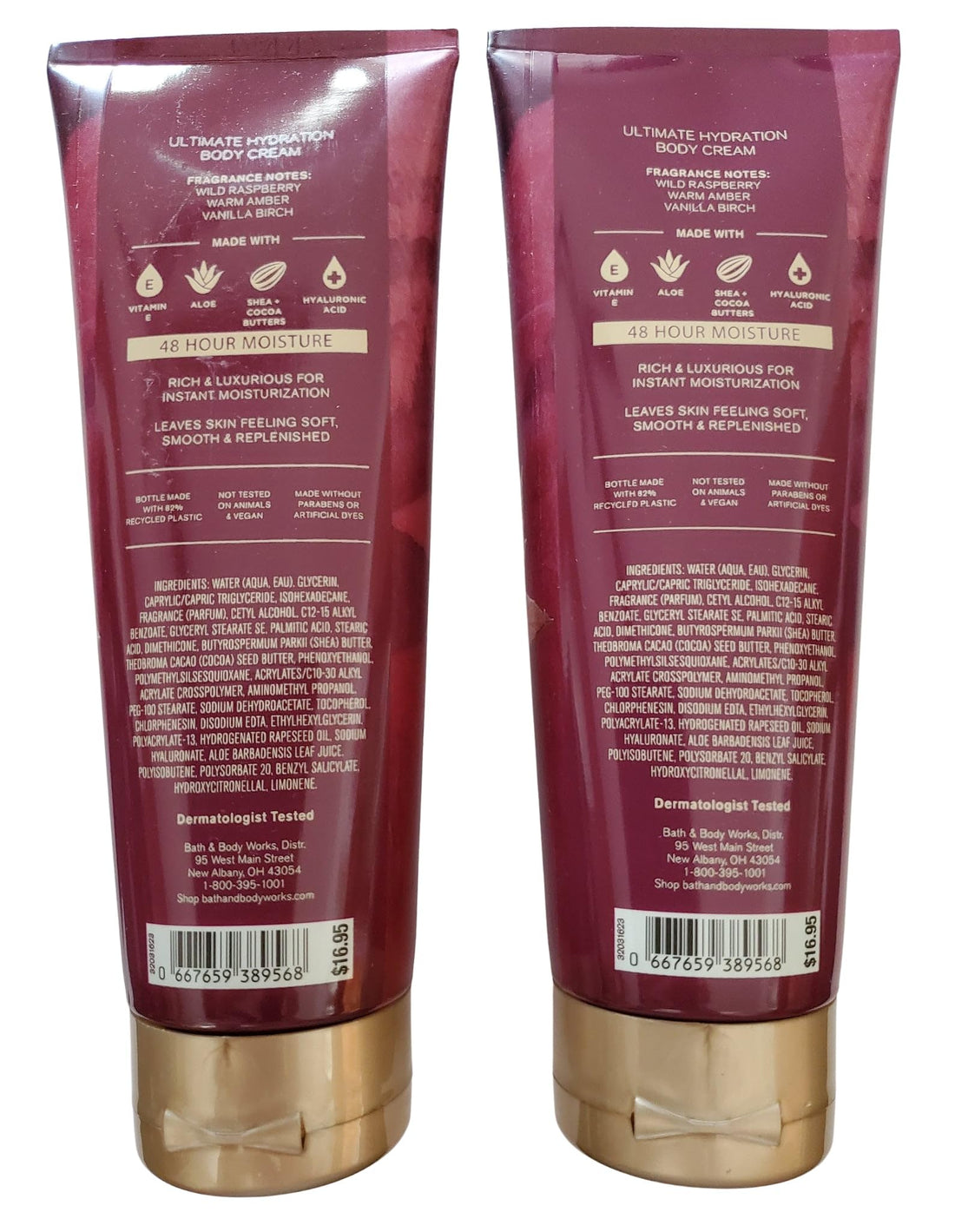 Bath & Body Works Autumn Drive Ultimate Hydration Body Cream 8 Ounces Pack of 2