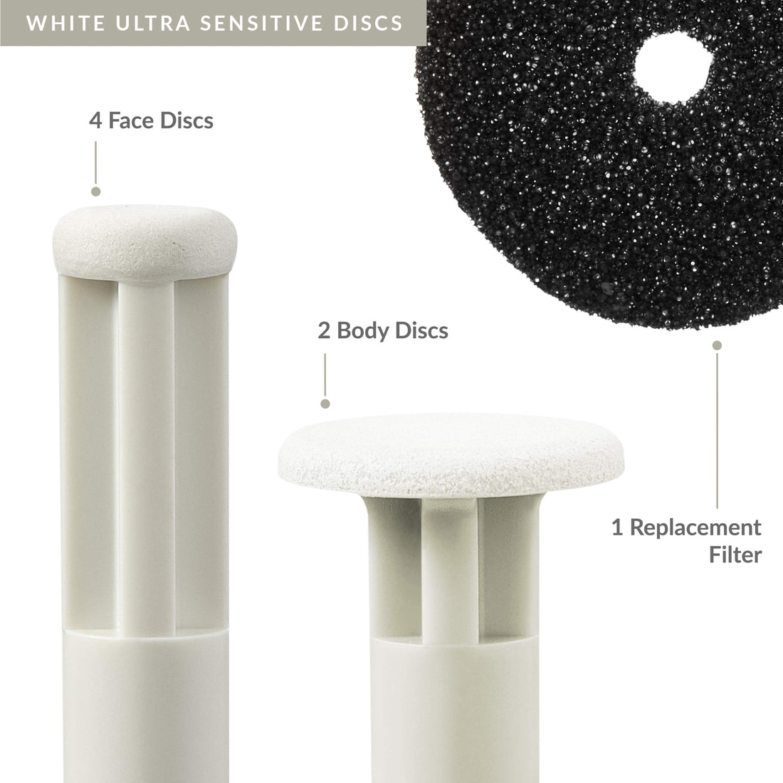 PMD White Ultra Sensitive Replacement Discs