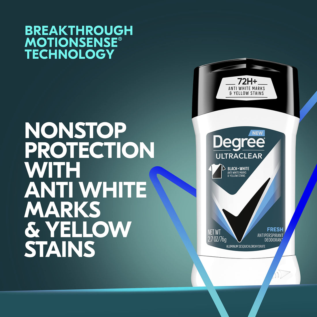 2.7 Ounce (Pack of 12) , Black/White Fresh : Degree Ultraclear Antiperspirant Deodorant, Black/White Fresh, 2.7 Ounce (Pack of 12)