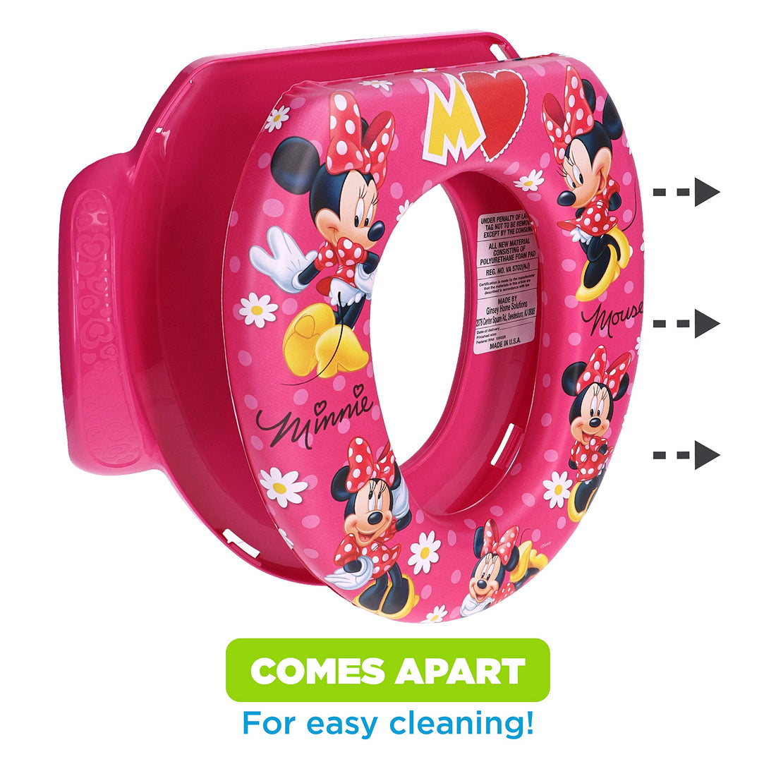 Ginsey Minnie MouseMad About Minnie Soft Potty Seat