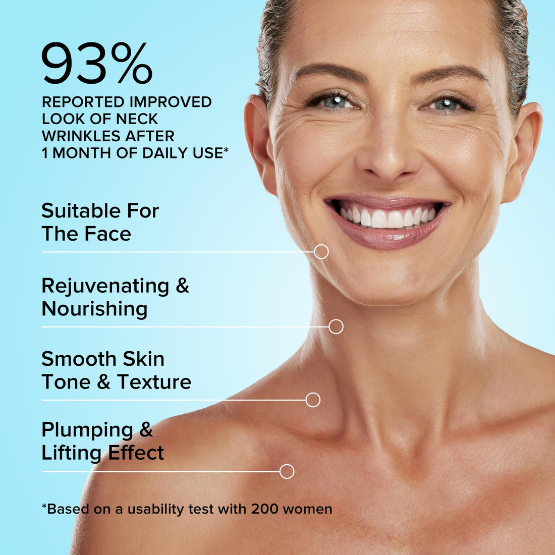 MAREE Neck Cream - Neck Creams for Tightening and Firming with Hyaluronic Acid - Face Moisturizer for Women - Skin Care Tighten and Lift - Facial Lifting - Anti Aging & Wrinkles Treatment - 1.7 fl oz
