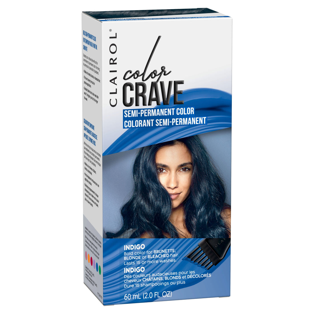Clairol Color Crave Semi-Permanent Hair Dye, Indigo Hair Color, 1 Count