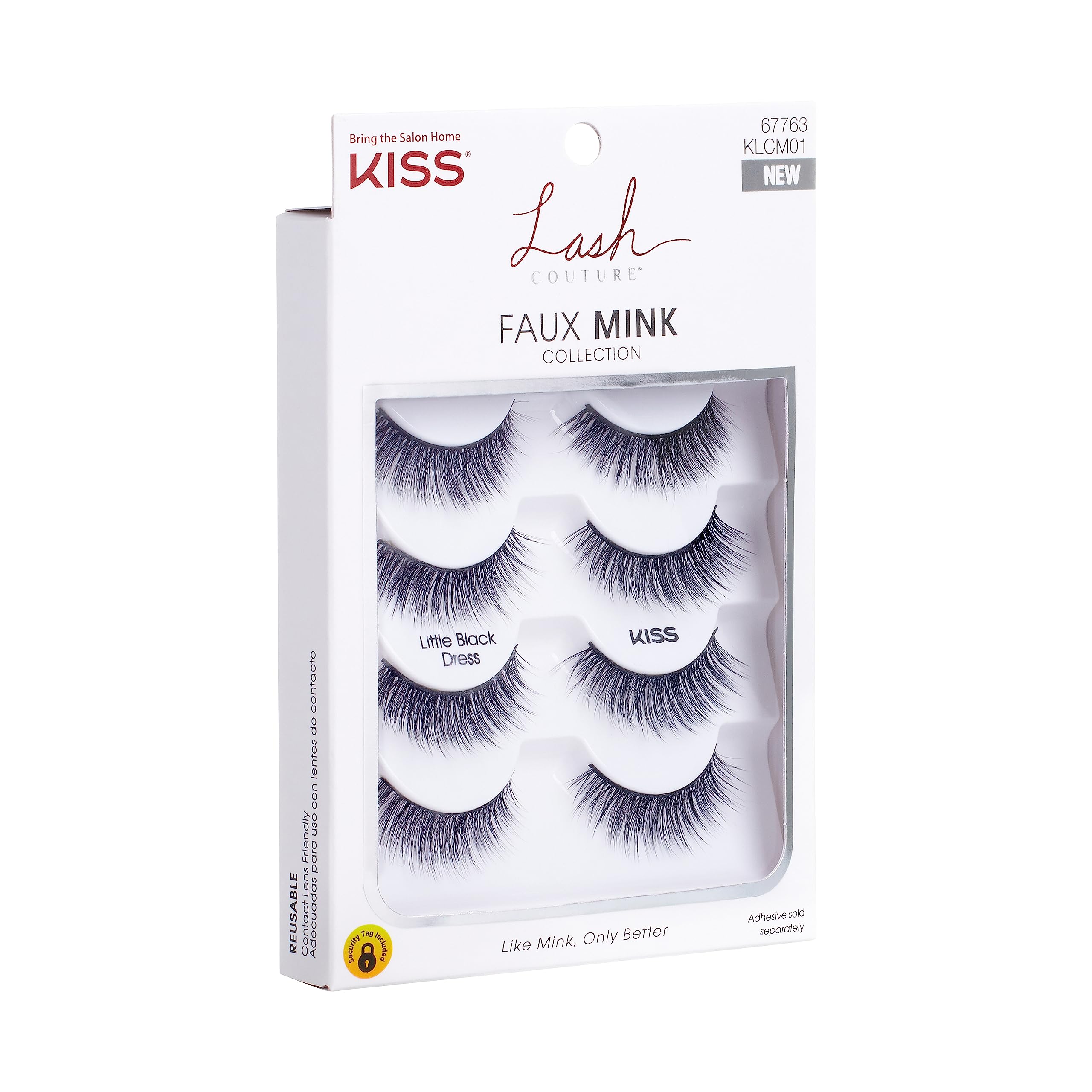 KISS Lash Couture Multipack Faux Mink Little Black Dress