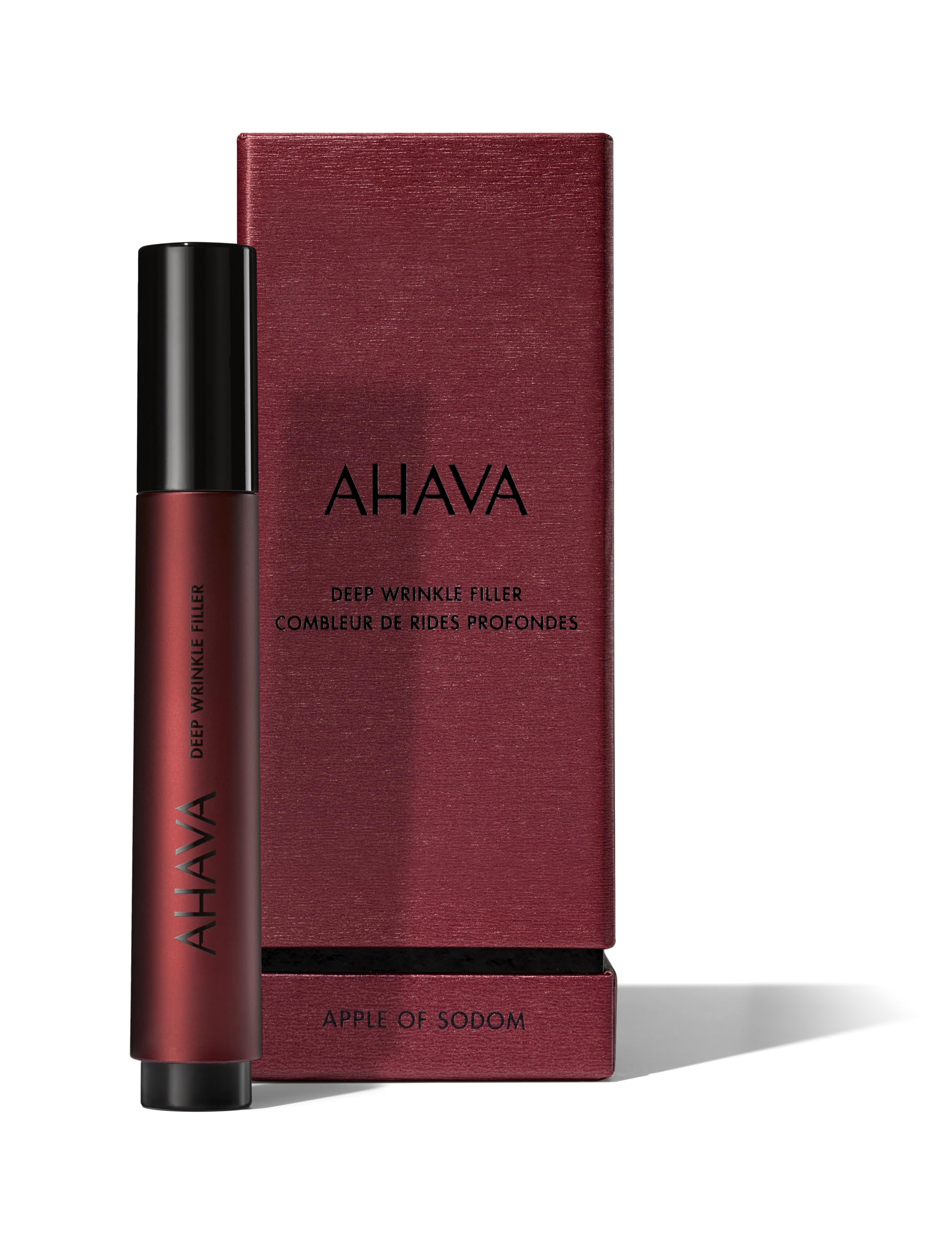 AHAVA Apple of Sodom Deep Wrinkle Filler - Syringe-like application to directly fill & soften deep wrinkles & crease, with exclusive Osmoter & Niacinamide, 1.7 Fl.Oz